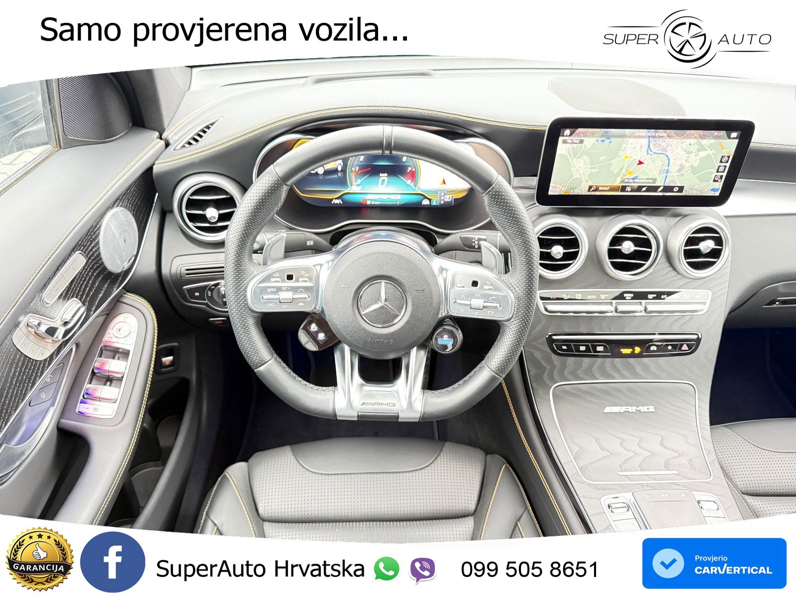 Mercedes GLC Coupe AMG 63 S (510 KS) 4MATIC+ MCT ZRAČNI+ACC+GR SJED+KAM+PANO
