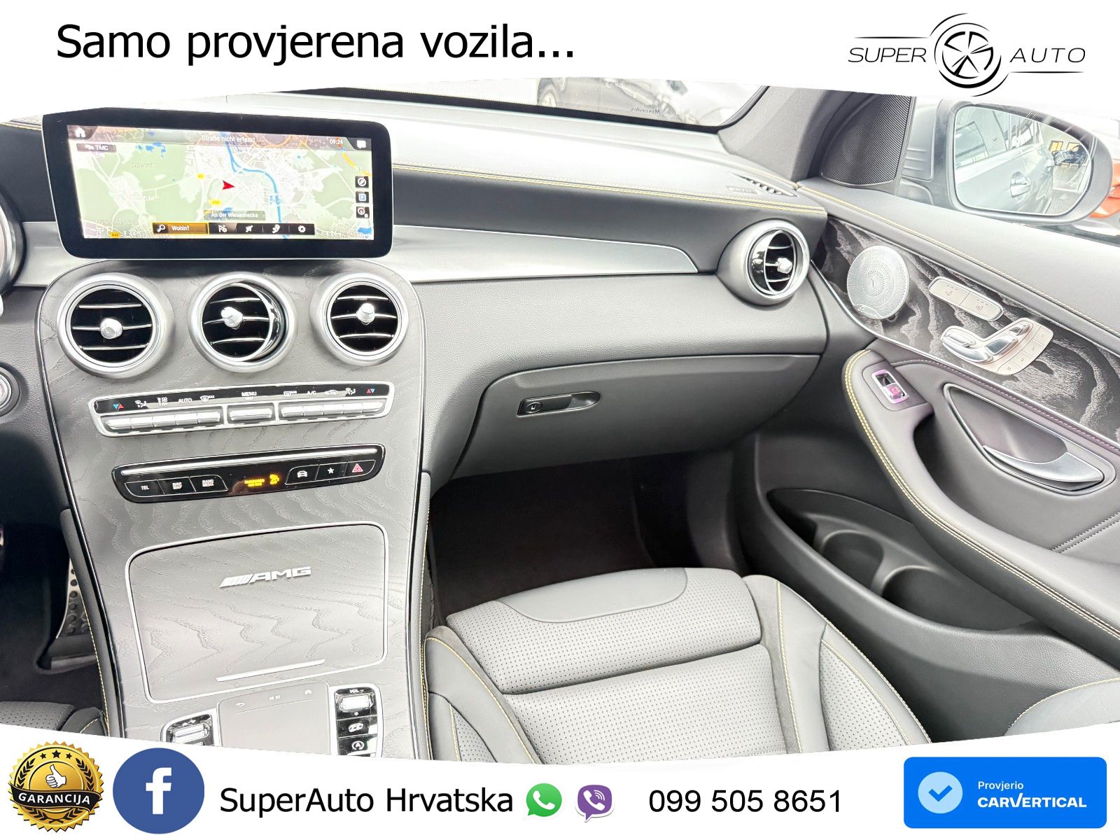 Mercedes GLC Coupe AMG 63 S (510 KS) 4MATIC+ MCT ZRAČNI+ACC+GR SJED+KAM+PANO