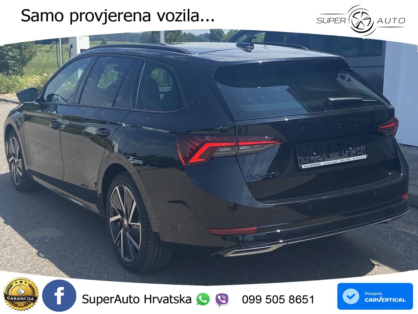 Škoda Octavia Combi iV 1.4 TSI (204 KS) DSG SportLine LED+GR SJED+ACC