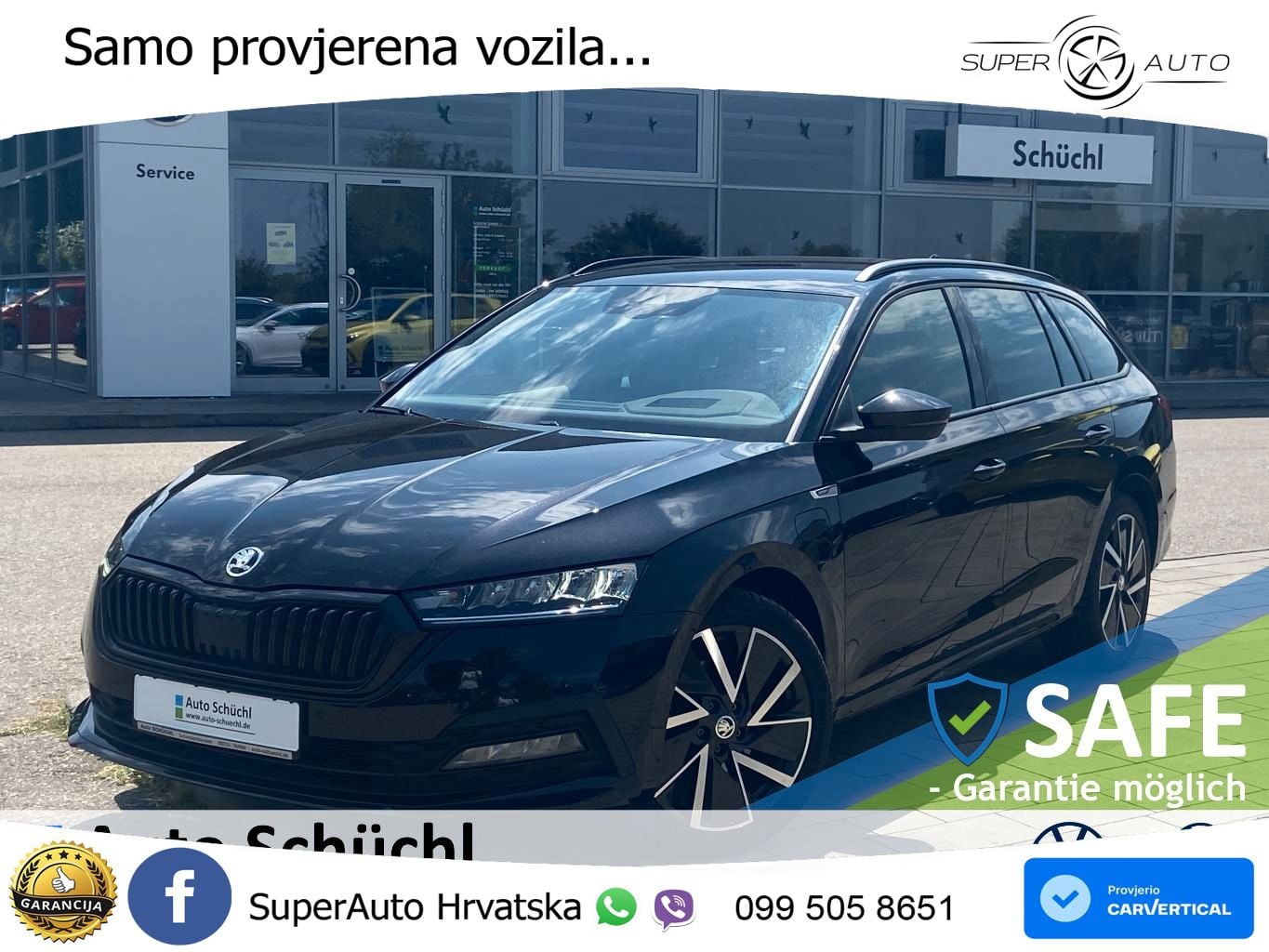Škoda Octavia Combi iV 1.4 TSI (204 KS) DSG SportLine LED+GR SJED+ACC