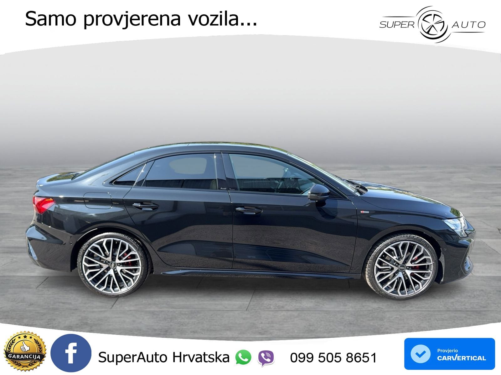 Audi A3 Limuzina 40 TFSI (204 KS) quattro S tronic S line MATRIX+GR SJED+KAM