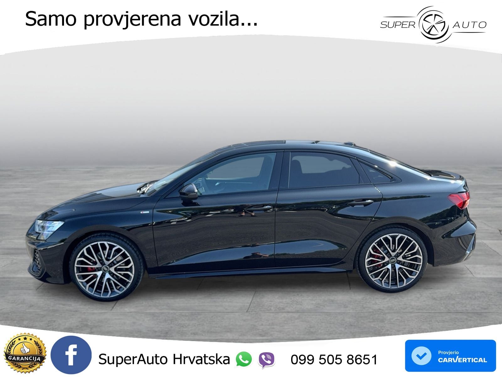 Audi A3 Limuzina 40 TFSI (204 KS) quattro S tronic S line MATRIX+GR SJED+KAM