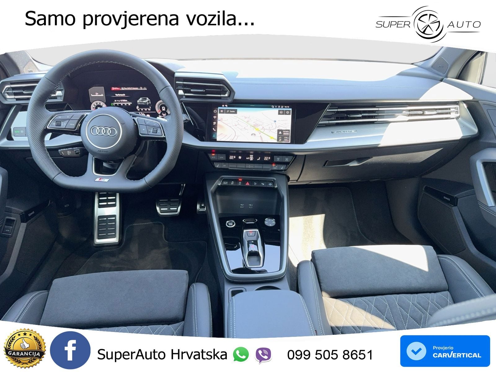 Audi A3 Limuzina 40 TFSI (204 KS) quattro S tronic S line MATRIX+GR SJED+KAM