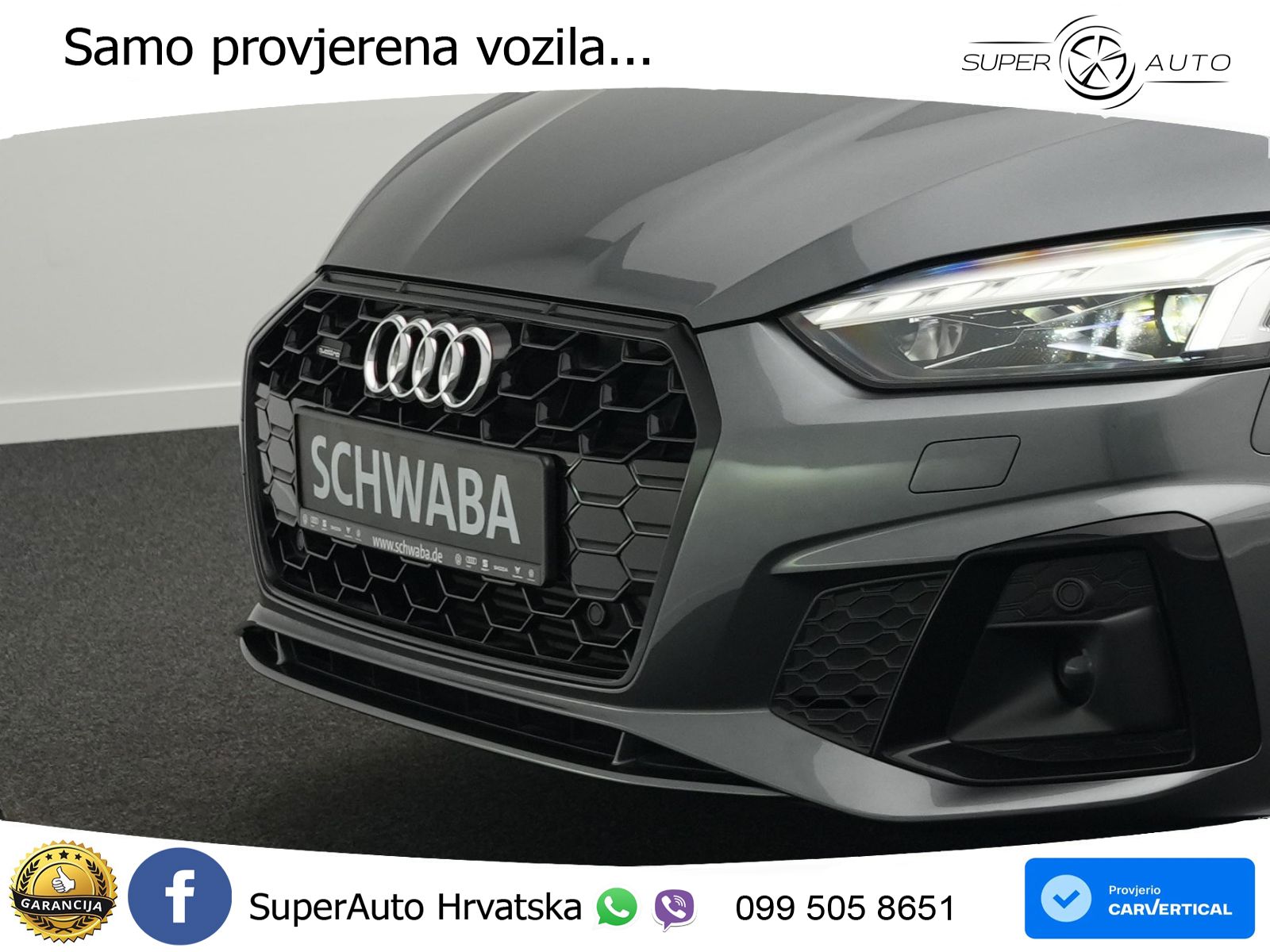 Audi A5 Sportback  40 TFSI (204 KS) quattro S tronic 2x S line MATRIX+GR SJED+KAM
