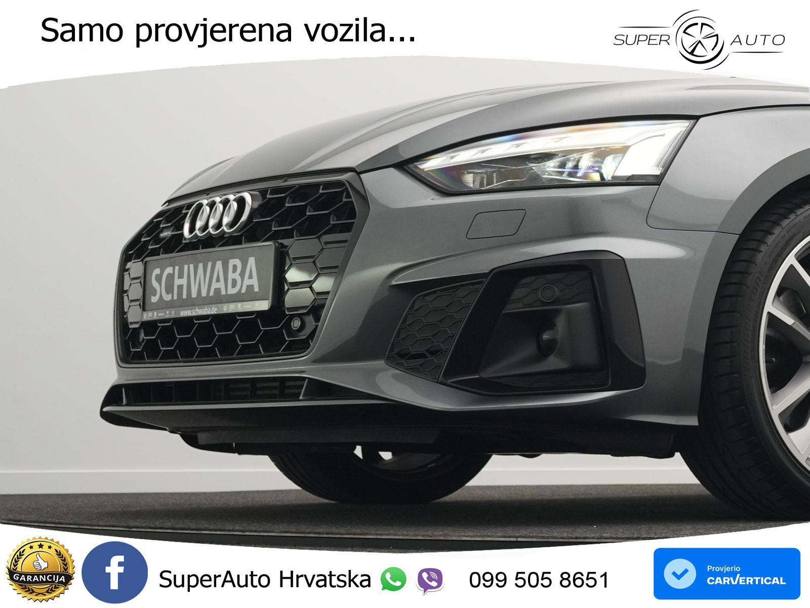 Audi A5 Sportback  40 TFSI (204 KS) quattro S tronic 2x S line MATRIX+GR SJED+KAM