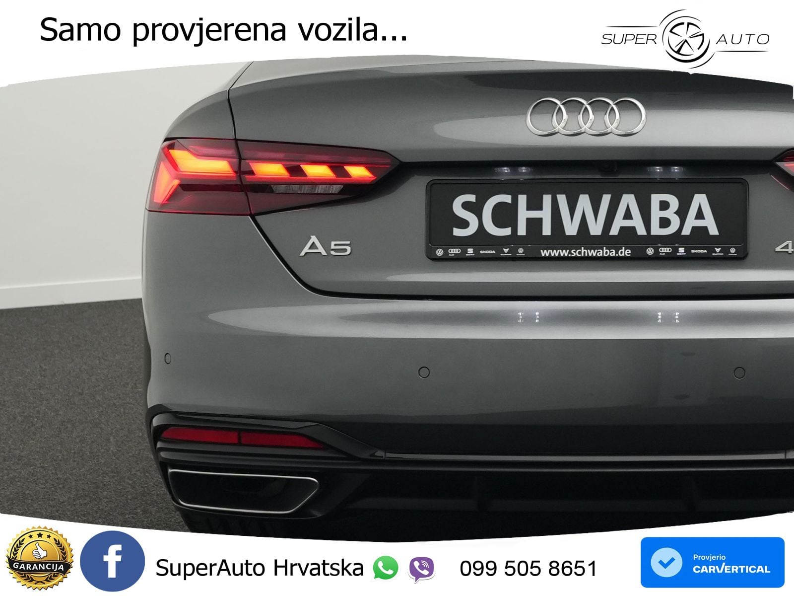 Audi A5 Sportback  40 TFSI (204 KS) quattro S tronic 2x S line MATRIX+GR SJED+KAM