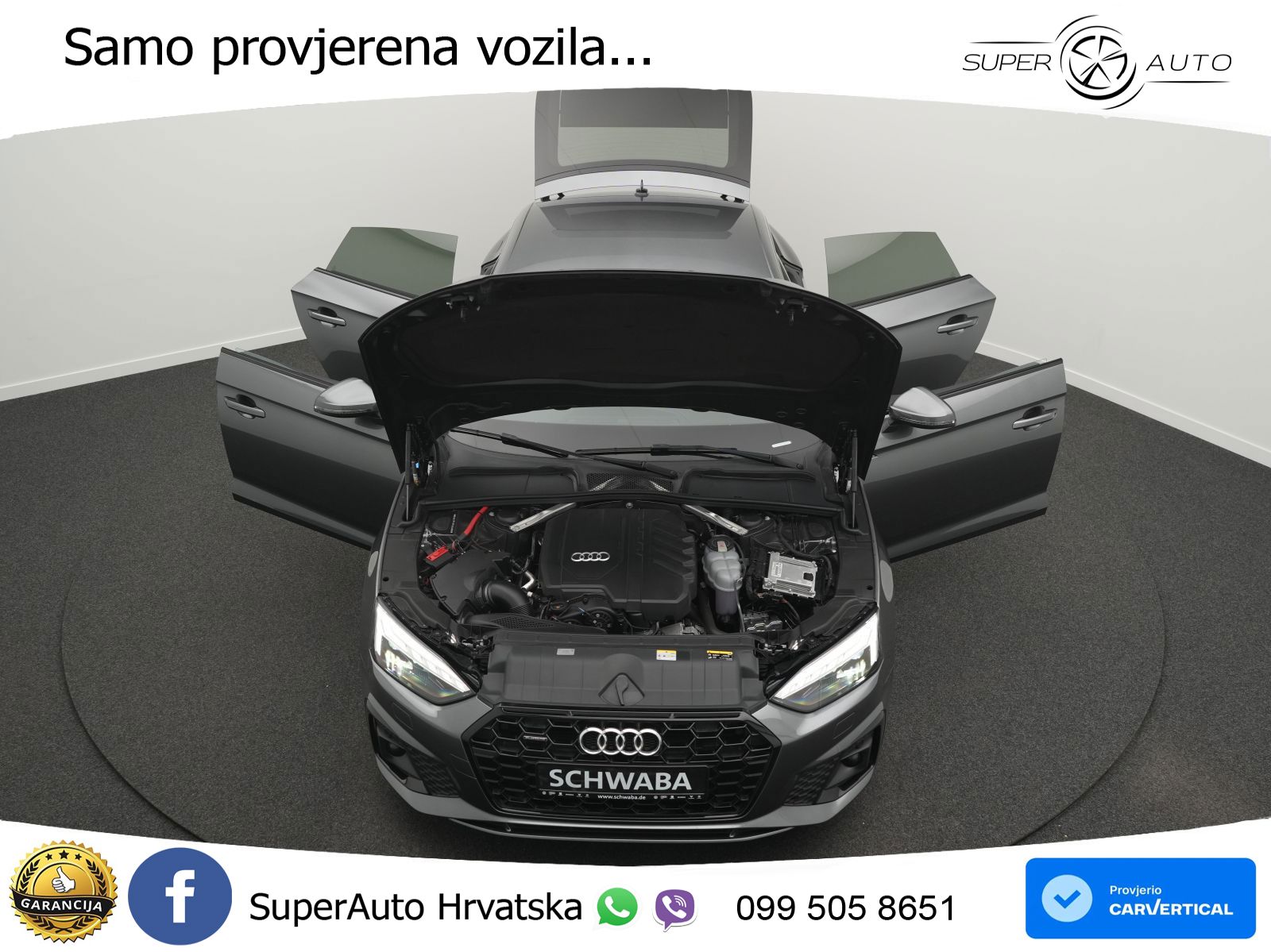 Audi A5 Sportback  40 TFSI (204 KS) quattro S tronic 2x S line MATRIX+GR SJED+KAM