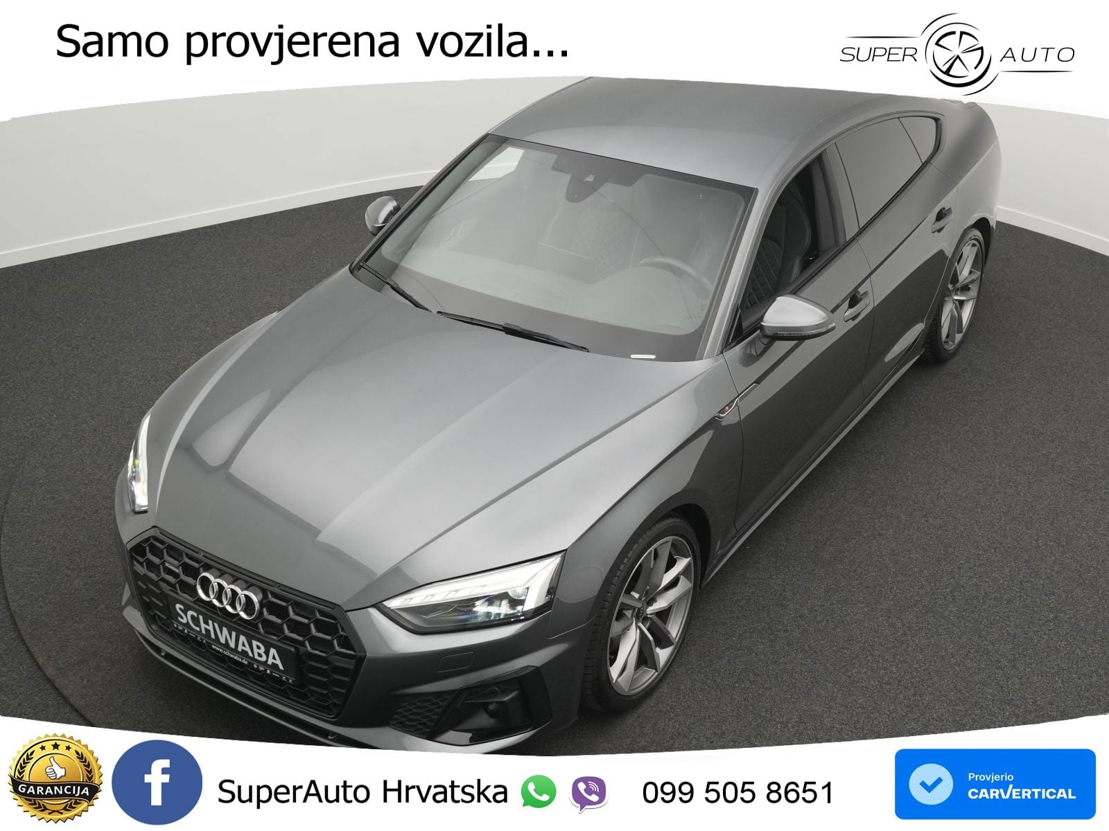 Audi A5 Sportback  40 TFSI (204 KS) quattro S tronic 2x S line MATRIX+GR SJED+KAM