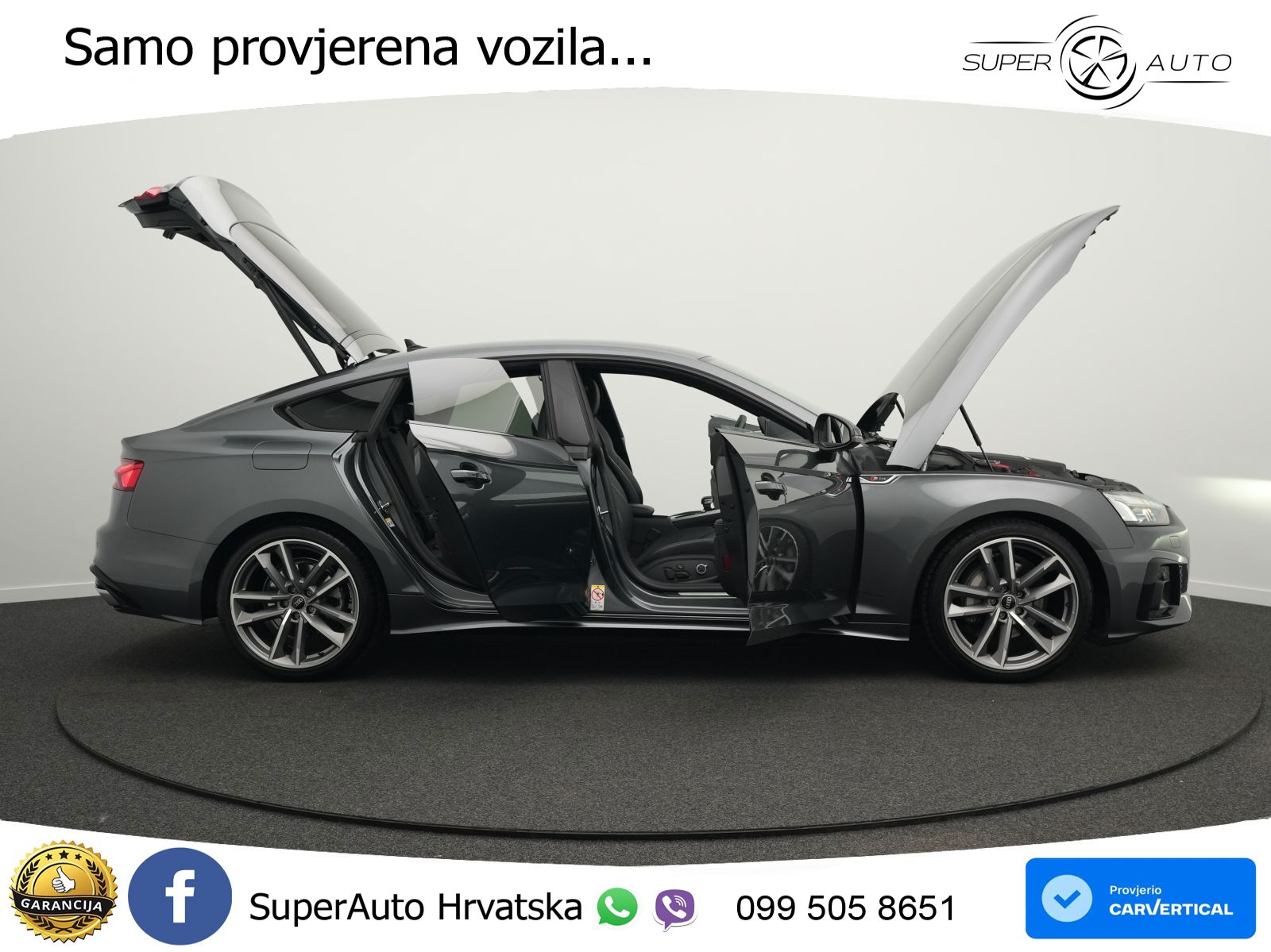 Audi A5 Sportback  40 TFSI (204 KS) quattro S tronic 2x S line MATRIX+GR SJED+KAM