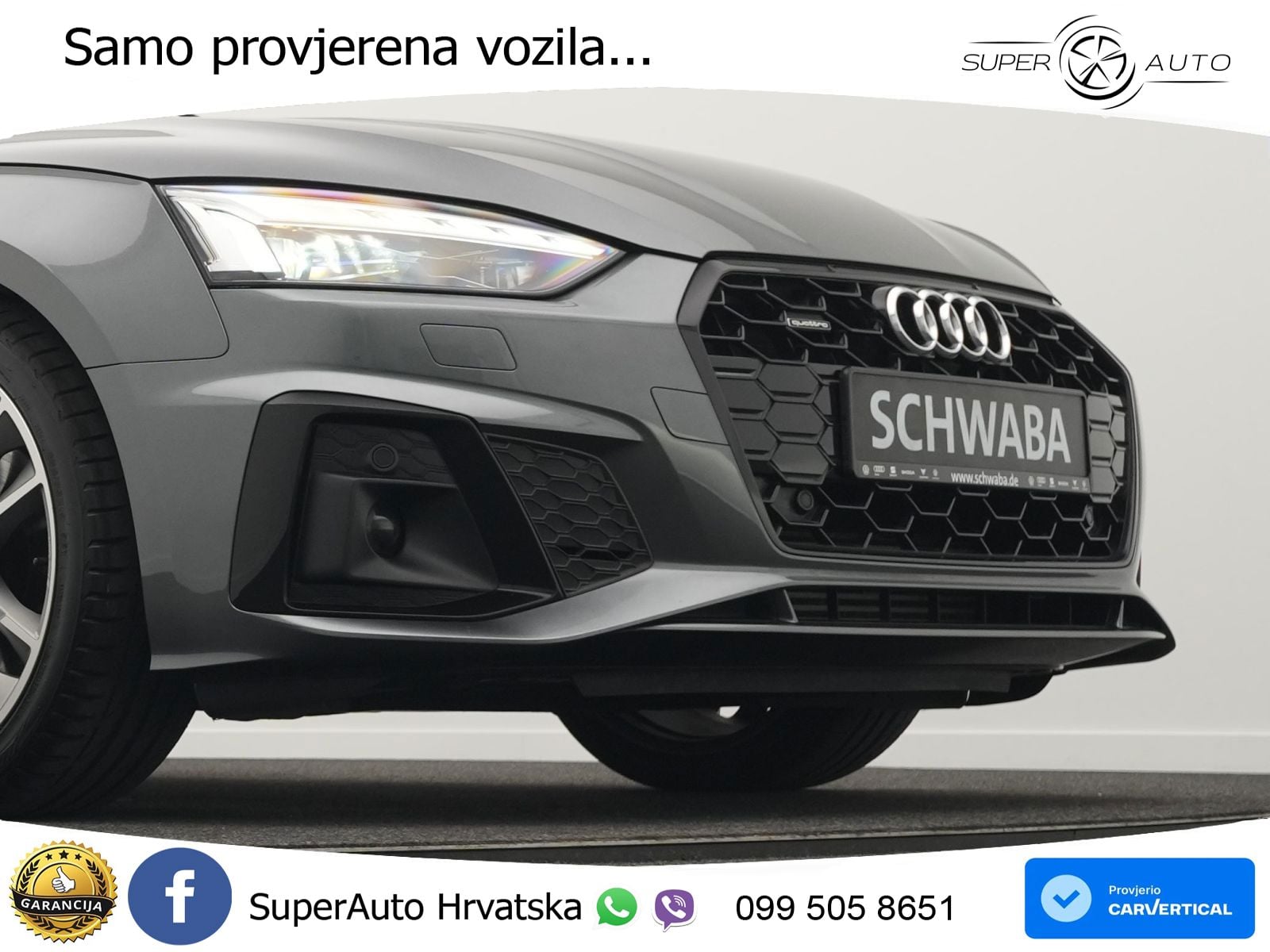Audi A5 Sportback  40 TFSI (204 KS) quattro S tronic 2x S line MATRIX+GR SJED+KAM