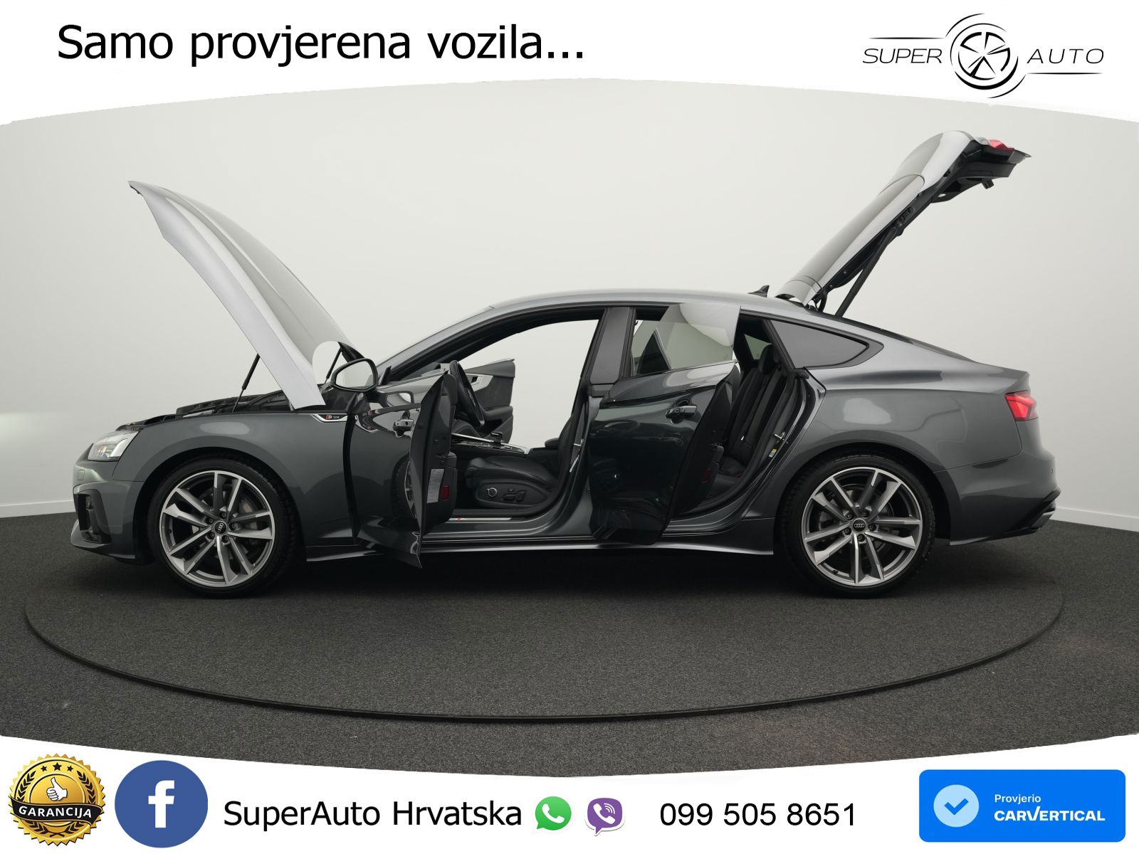 Audi A5 Sportback  40 TFSI (204 KS) quattro S tronic 2x S line MATRIX+GR SJED+KAM