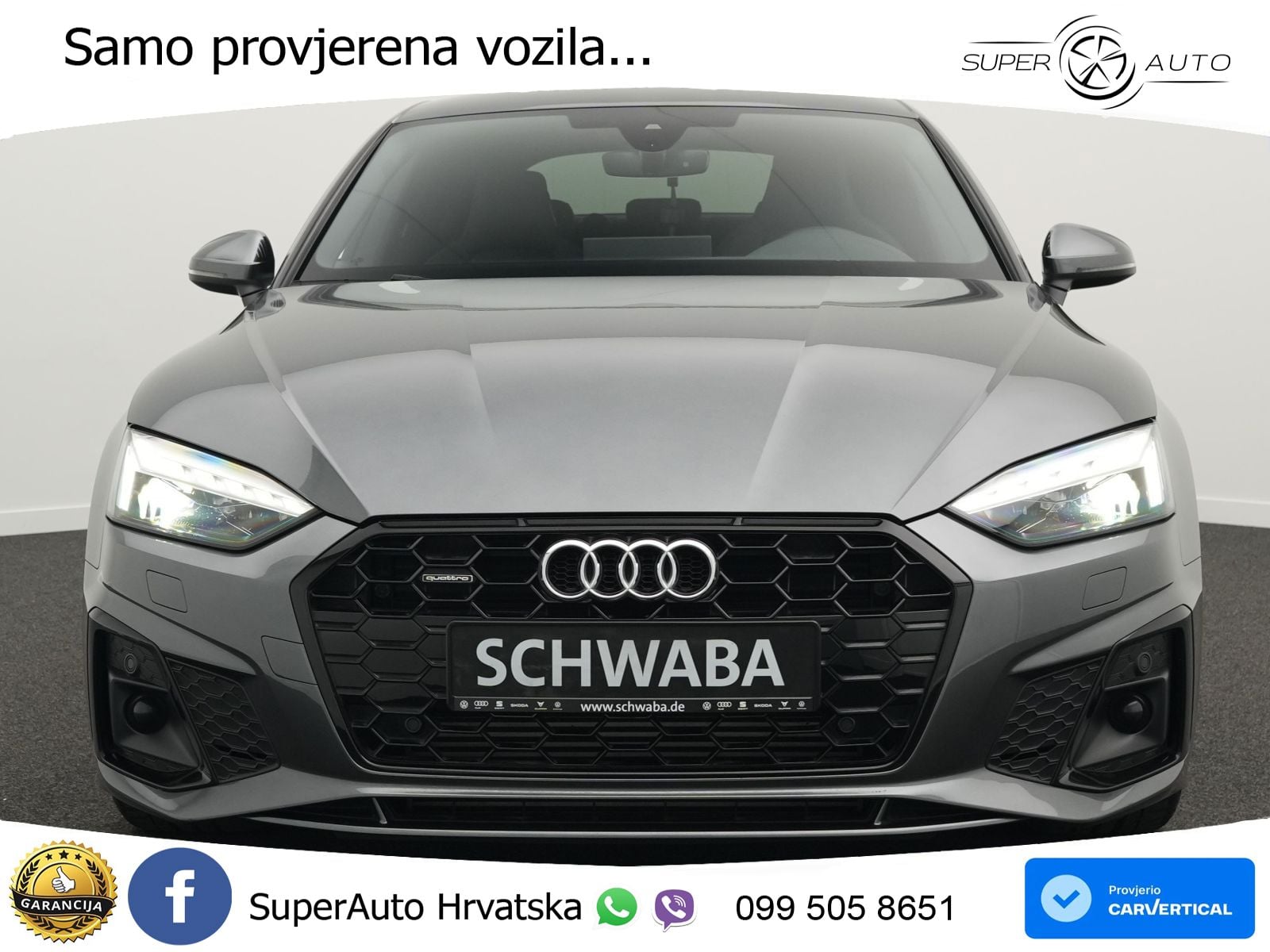 Audi A5 Sportback  40 TFSI (204 KS) quattro S tronic 2x S line MATRIX+GR SJED+KAM