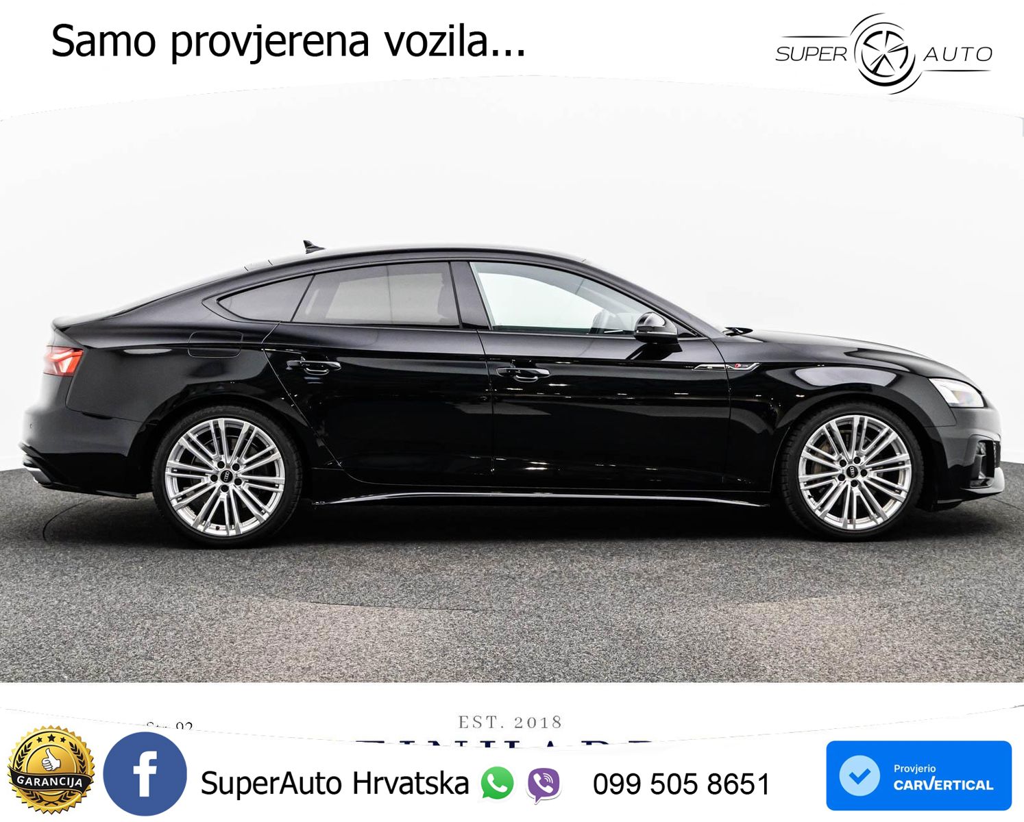 Audi A5 Sportback 45 TFSI (265 KS) quattro S tronic 2x S line MATRIX+GR SJED+KAM