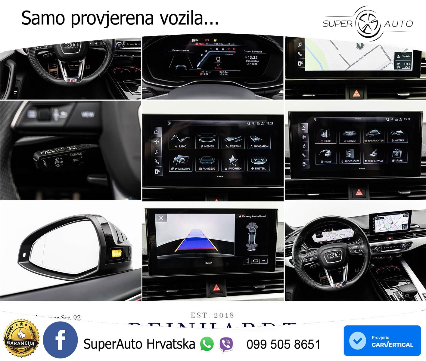 Audi A5 Sportback 45 TFSI (265 KS) quattro S tronic 2x S line MATRIX+GR SJED+KAM