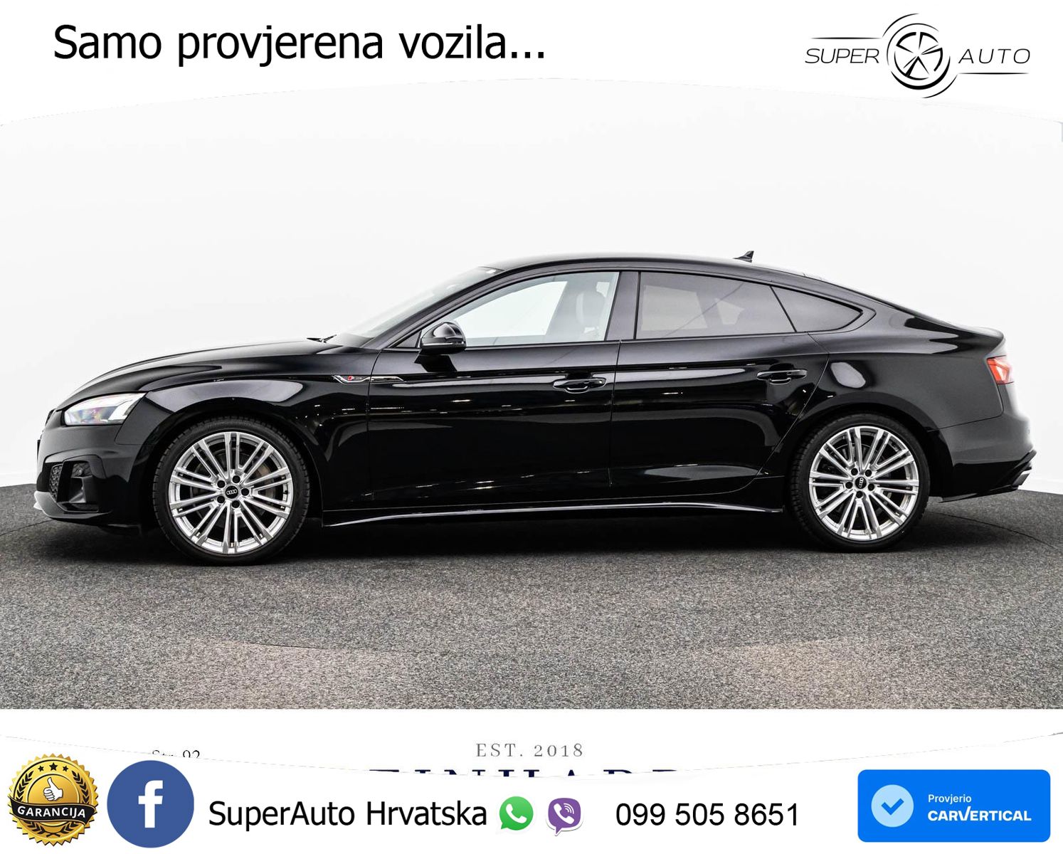 Audi A5 Sportback 45 TFSI (265 KS) quattro S tronic 2x S line MATRIX+GR SJED+KAM