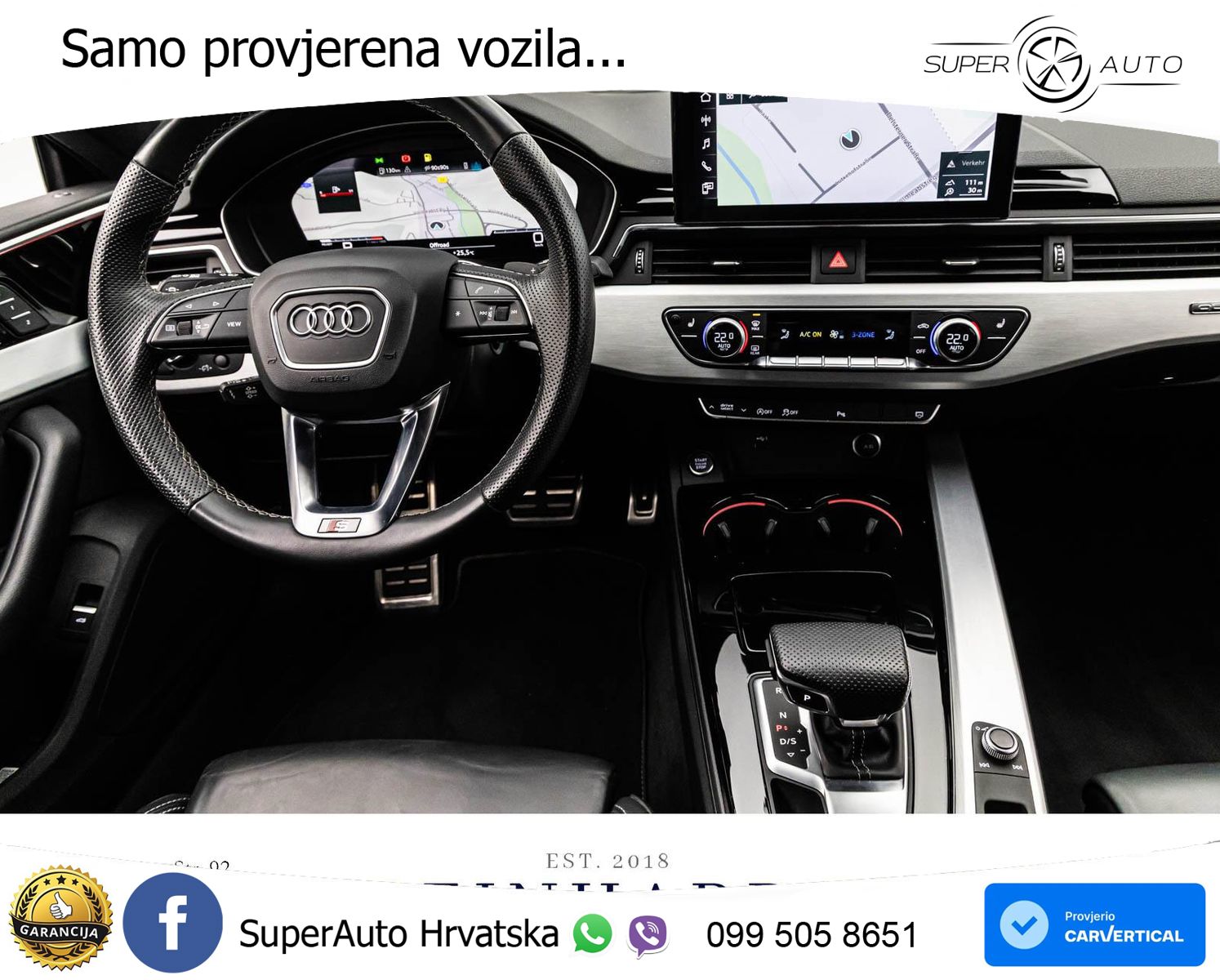 Audi A5 Sportback 45 TFSI (265 KS) quattro S tronic 2x S line MATRIX+GR SJED+KAM