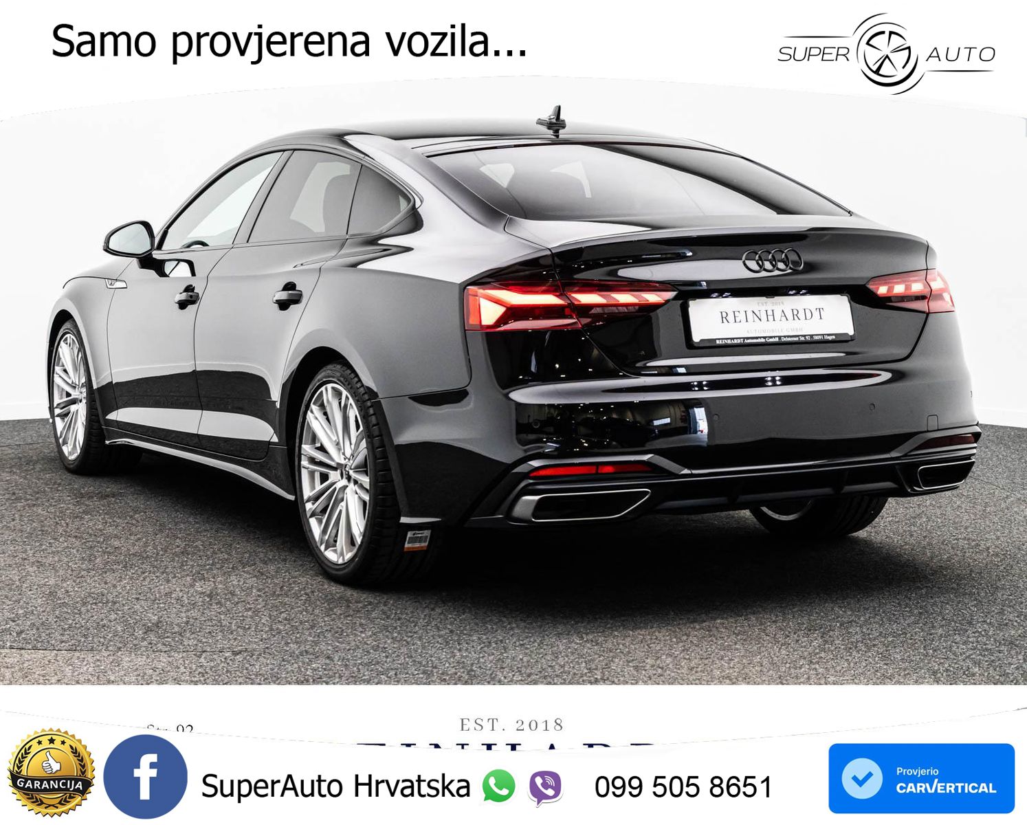 Audi A5 Sportback 45 TFSI (265 KS) quattro S tronic 2x S line MATRIX+GR SJED+KAM