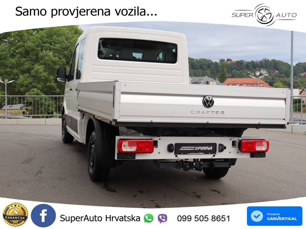 Volkswagen VW Crafter 35 Pritschenwagen DoKa 2.0 l TDI #AHZ 140 KS