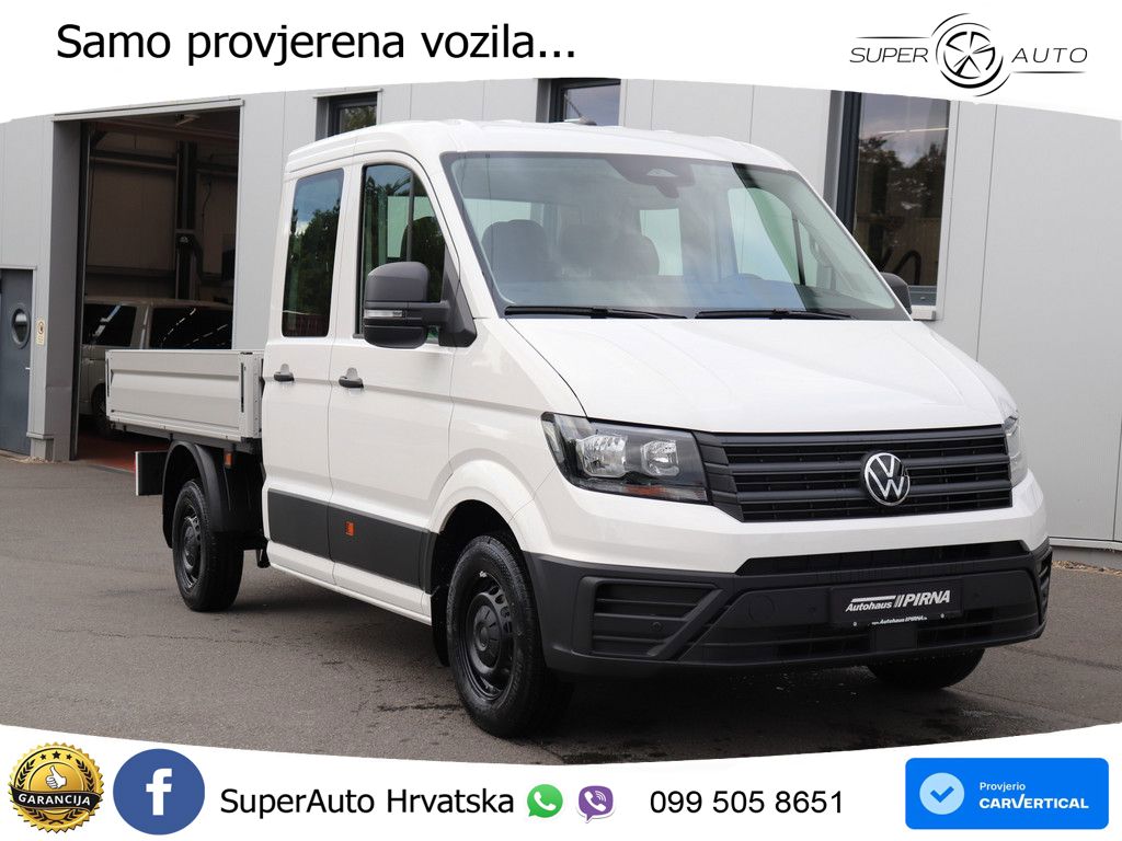 Volkswagen VW Crafter 35 Pritschenwagen DoKa 2.0 l TDI #AHZ 140 KS