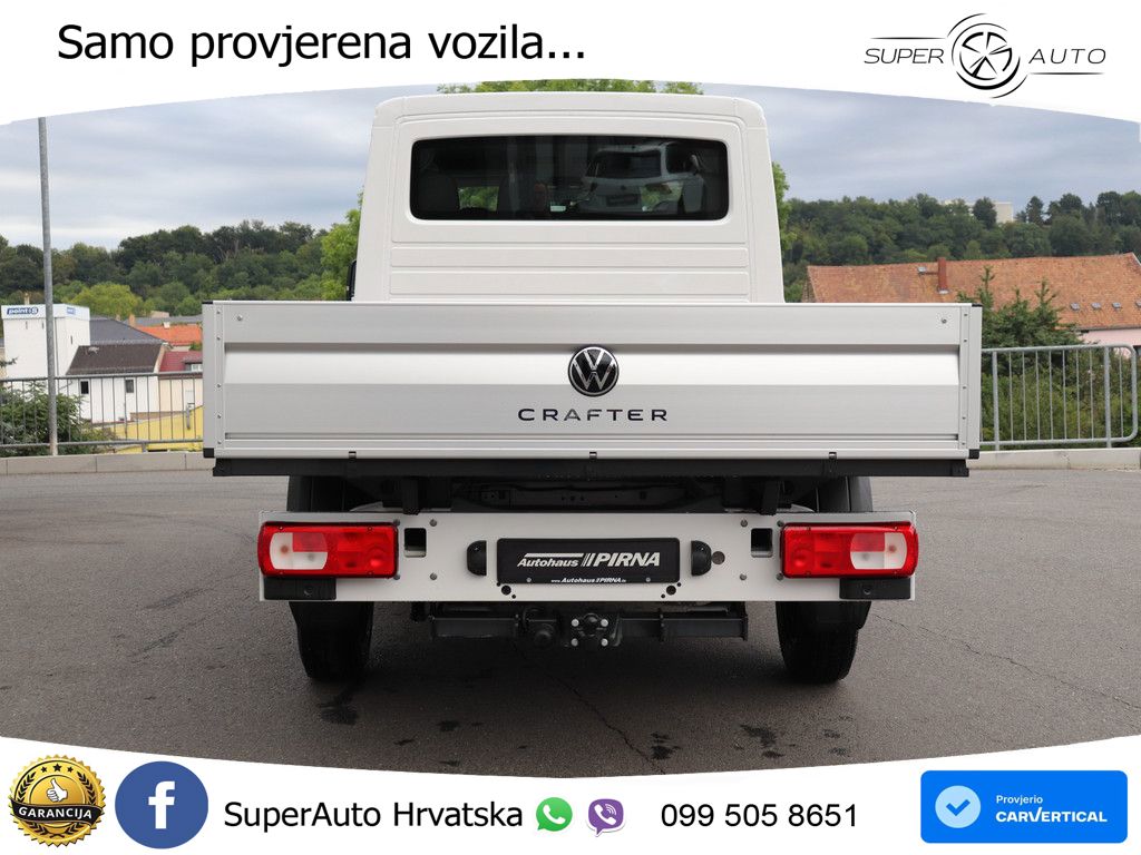 Volkswagen VW Crafter 35 Pritschenwagen DoKa 2.0 l TDI #AHZ 140 KS