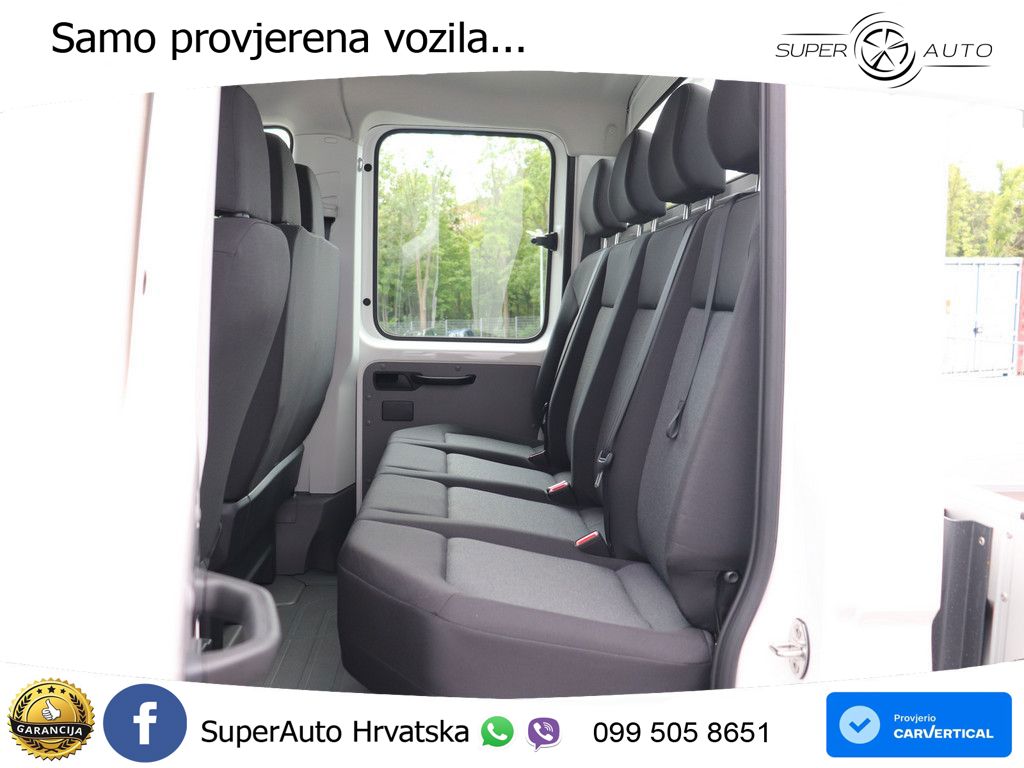 Volkswagen VW Crafter 35 Pritschenwagen DoKa 2.0 l TDI #AHZ 140 KS