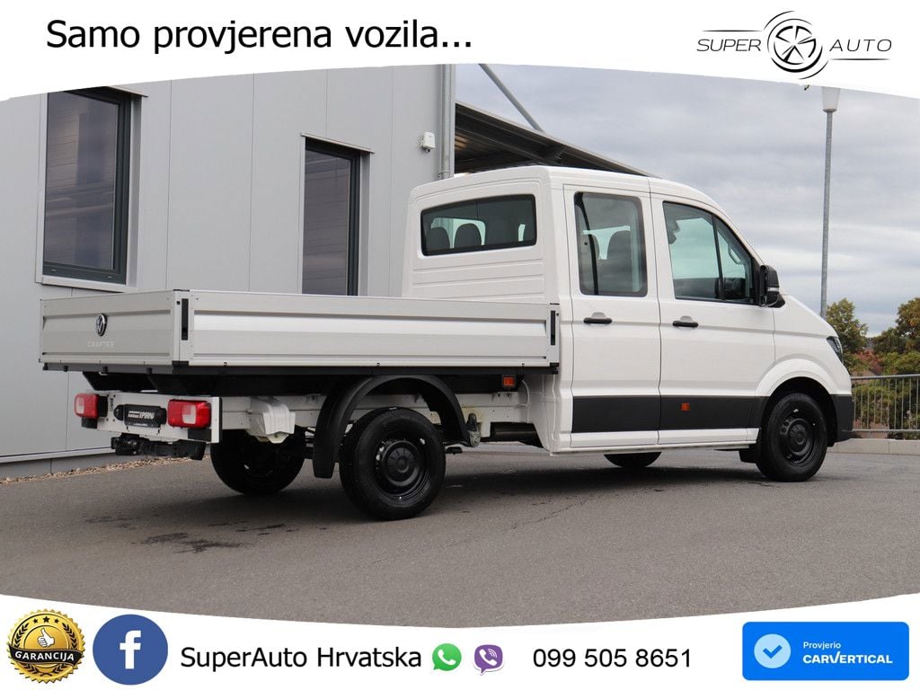 Volkswagen VW Crafter 35 Pritschenwagen DoKa 2.0 l TDI #AHZ 140 KS