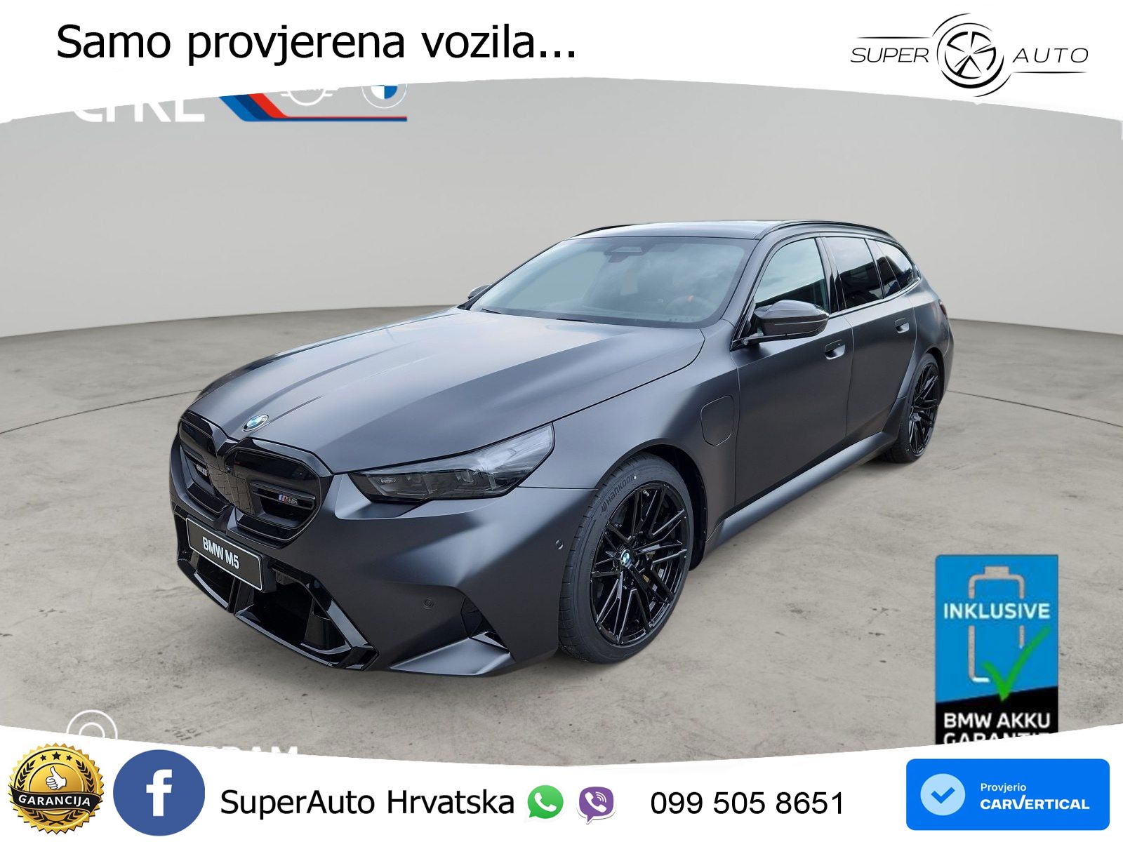 BMW M5 Touring 4.4 V8 (727 KS) xDrive Steptronic ACC+HEAD+4xGR SJED+360+PANO