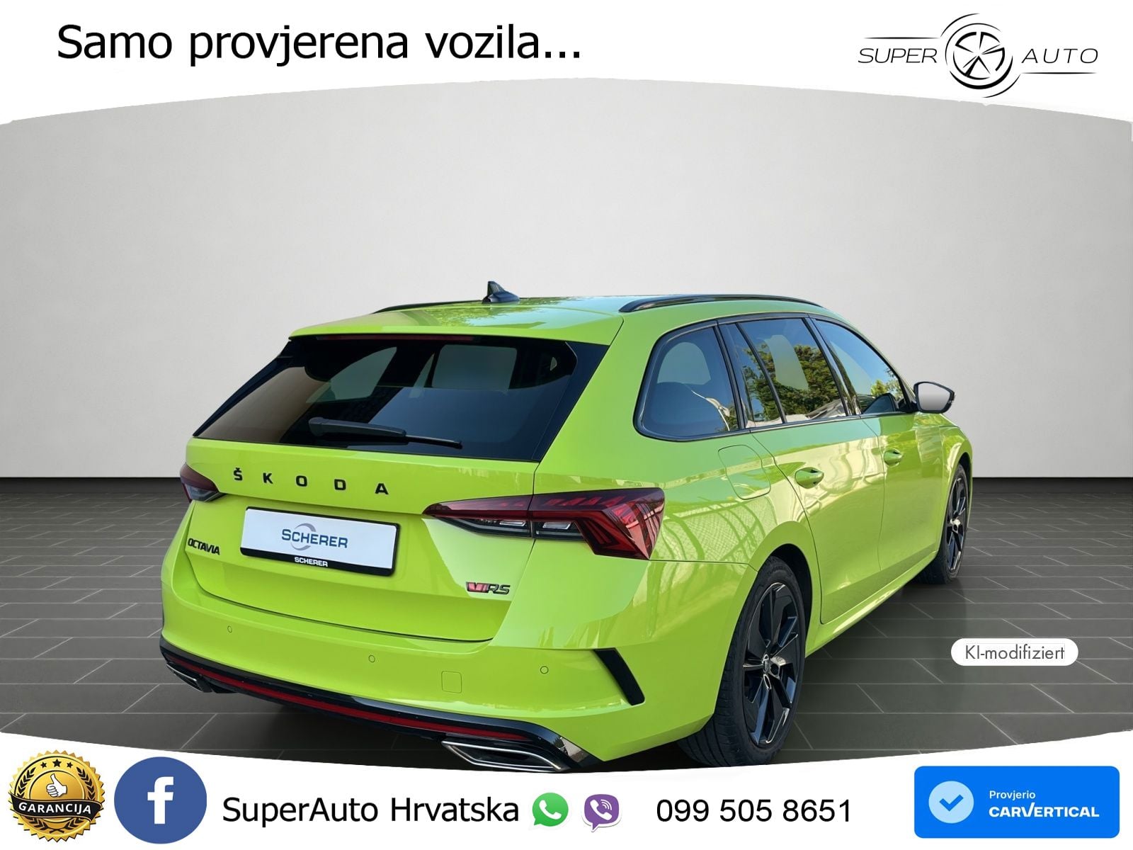 Škoda Octavia Combi RS 2.0 TDI (200 KS) DSG