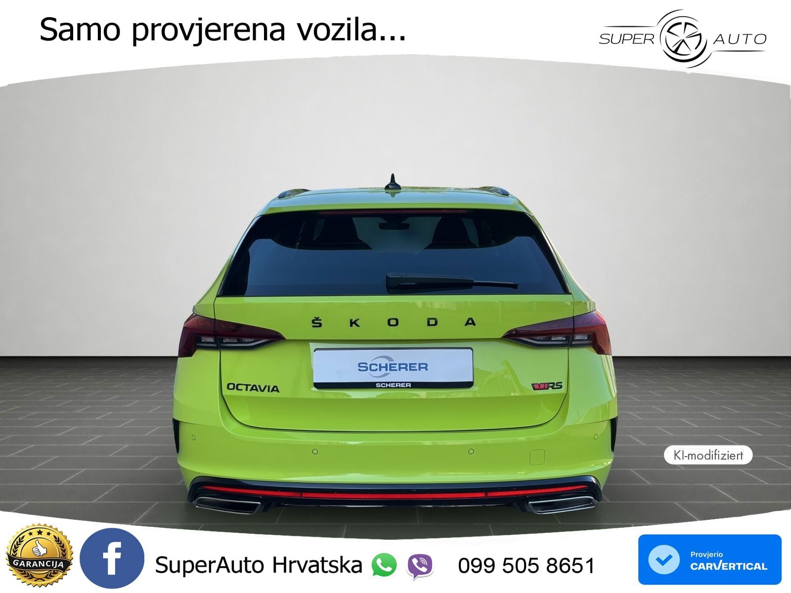 Škoda Octavia Combi RS 2.0 TDI (200 KS) DSG
