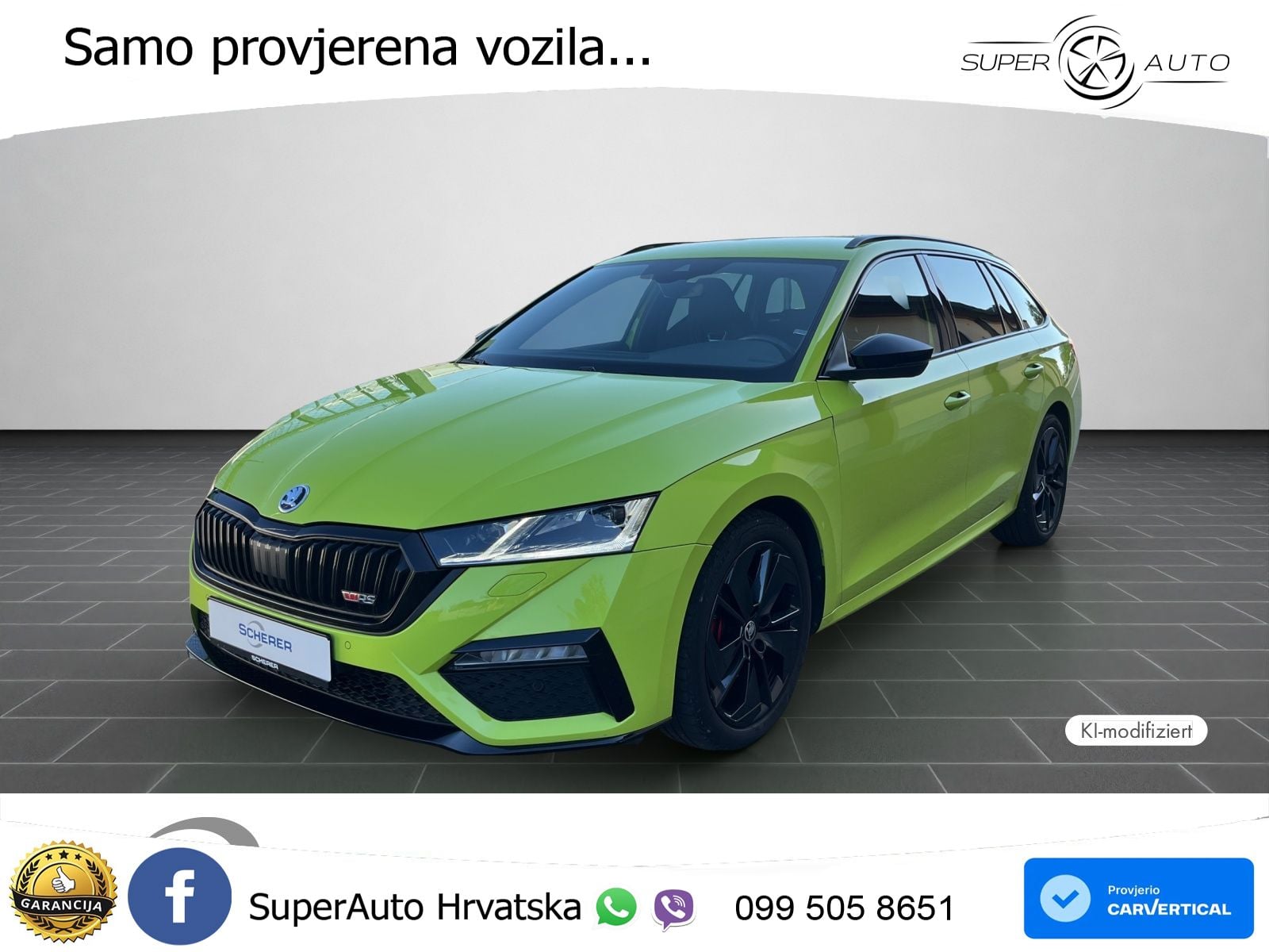 Škoda Octavia Combi RS 2.0 TDI (200 KS) DSG