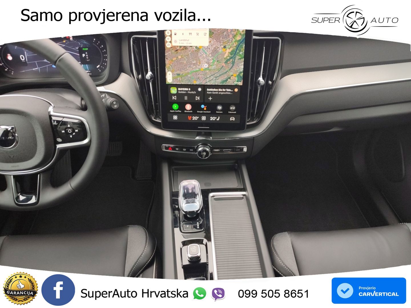 Volvo XC60 T8 AWD Geartronic ZRAČNI+ACC+4xGR SJED+KAM