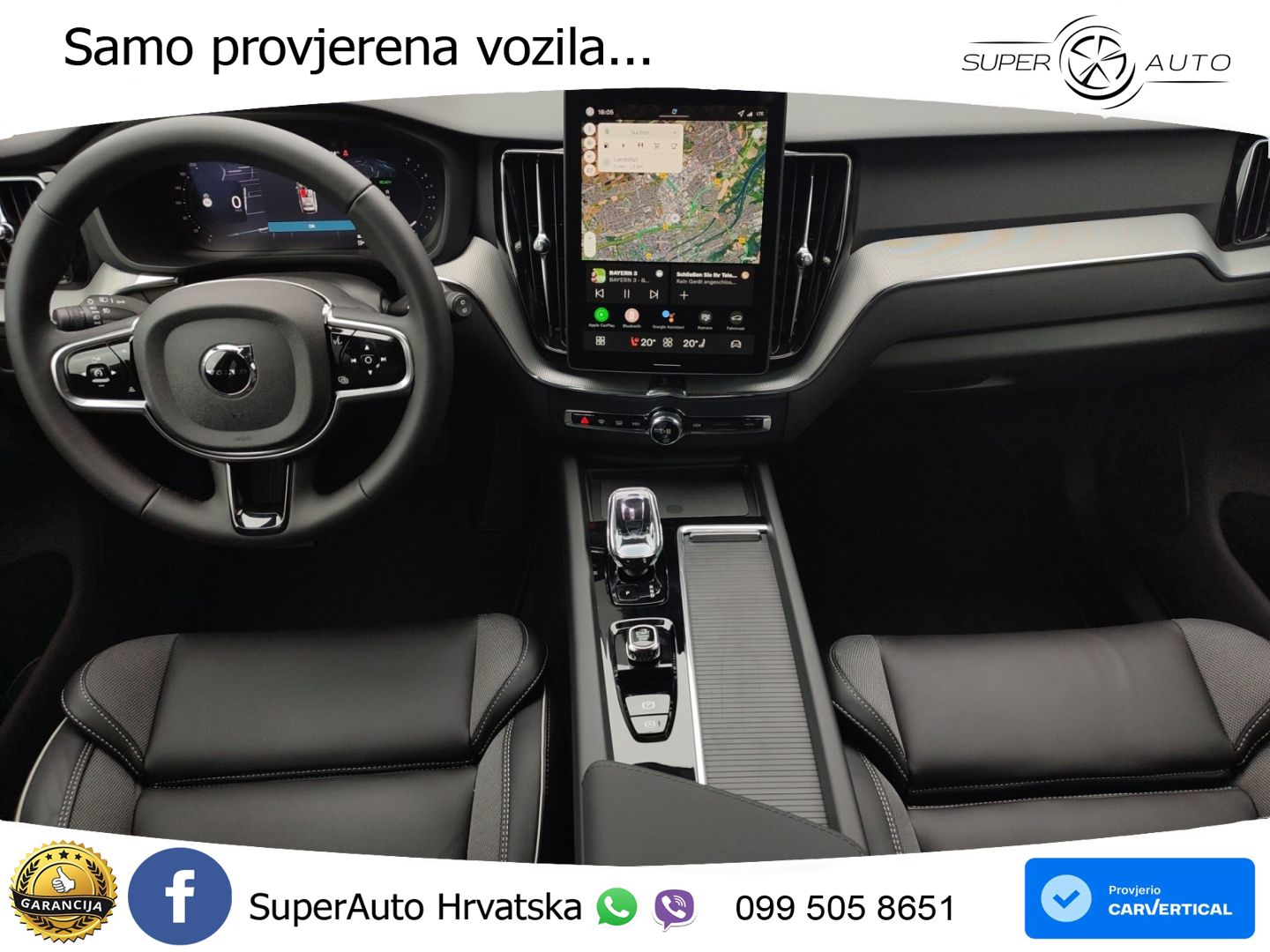 Volvo XC60 T8 AWD Geartronic ZRAČNI+ACC+4xGR SJED+KAM
