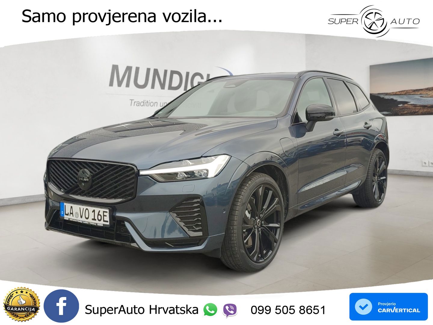 Volvo XC60 T8 AWD Geartronic ZRAČNI+ACC+4xGR SJED+KAM