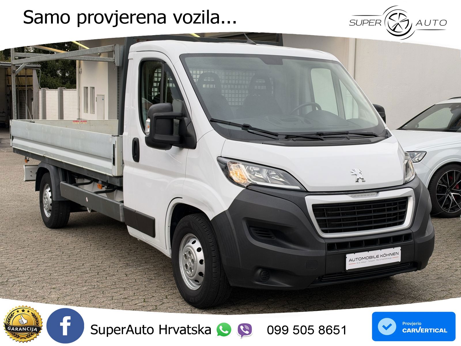 Peugeot Boxer L4 MAXI 165 / AHK / LEITERTRÄGER ROLLE / T 165 KS