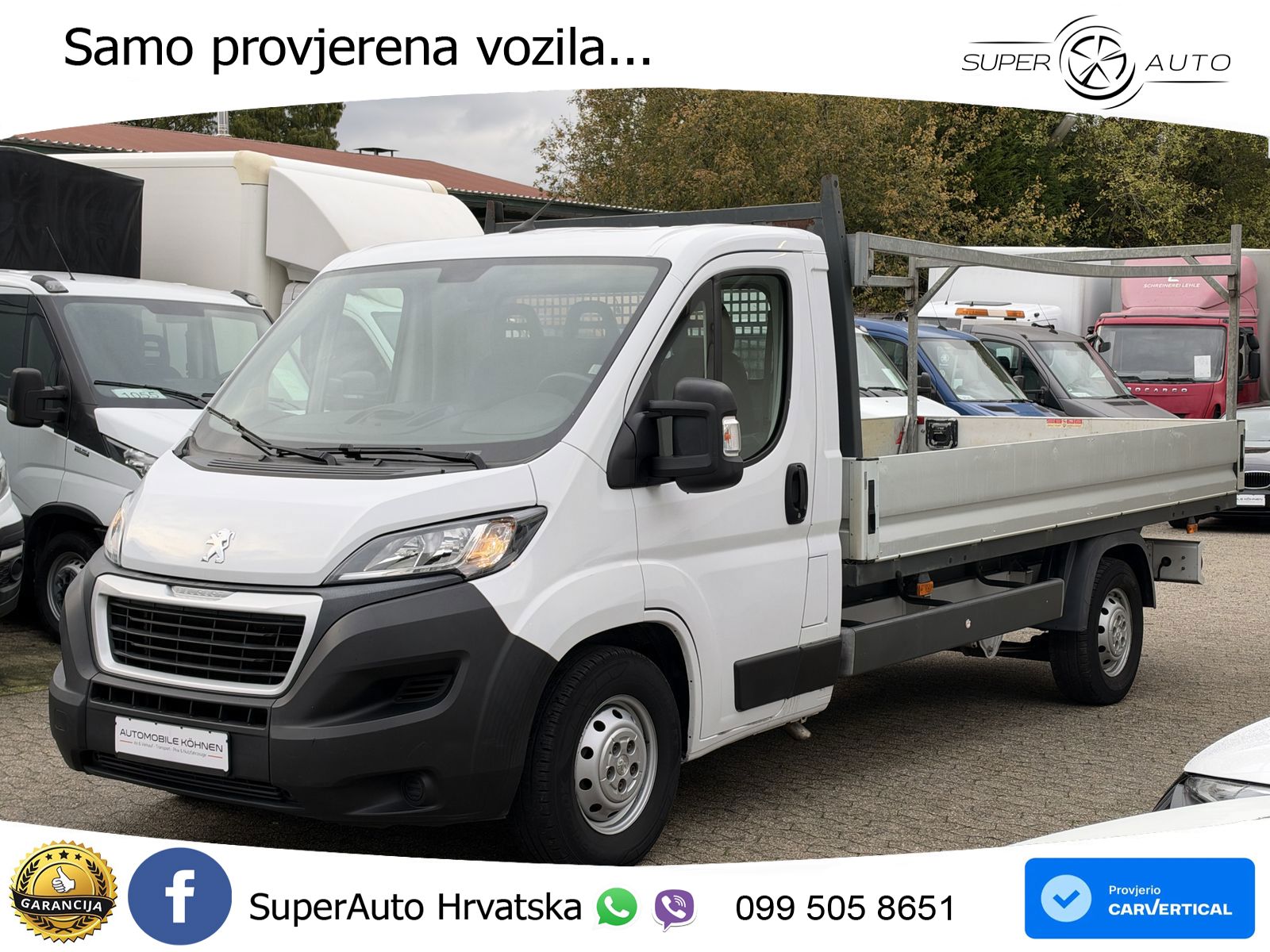 Peugeot Boxer L4 MAXI 165 / AHK / LEITERTRÄGER ROLLE / T 165 KS