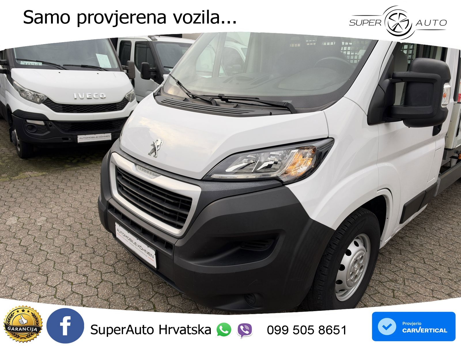 Peugeot Boxer L4 MAXI 165 / AHK / LEITERTRÄGER ROLLE / T 165 KS