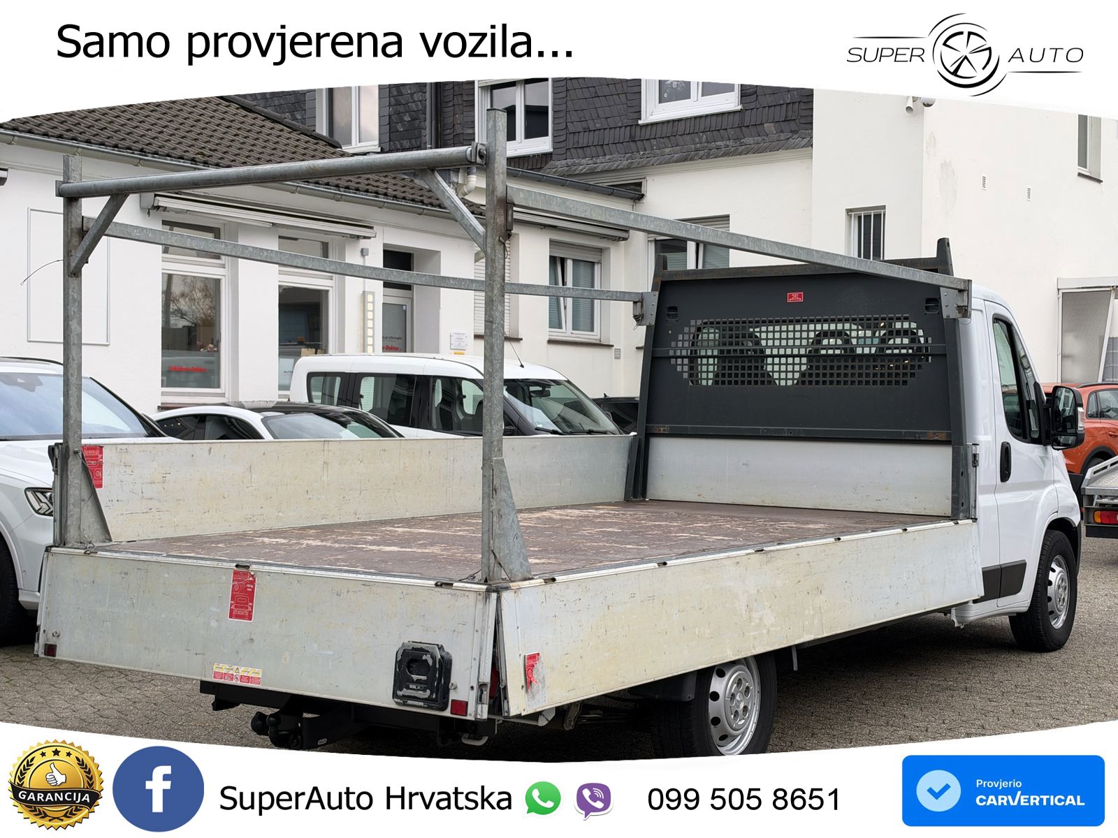 Peugeot Boxer L4 MAXI 165 / AHK / LEITERTRÄGER ROLLE / T 165 KS