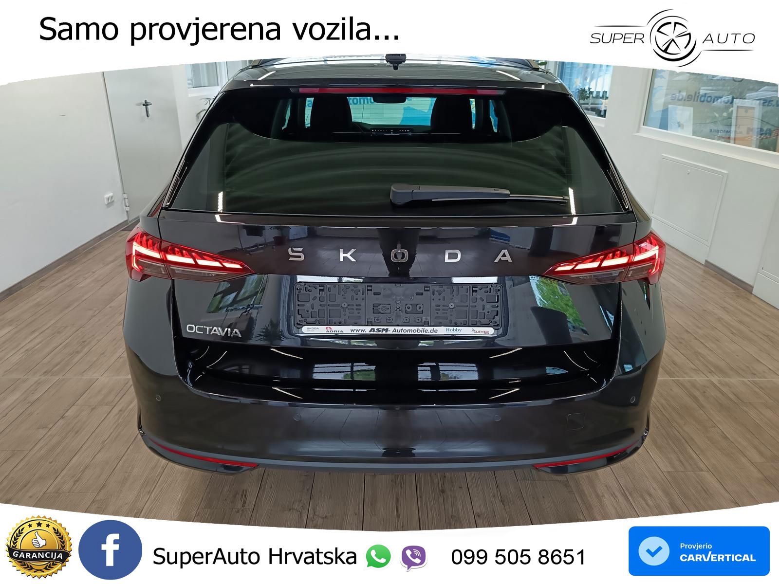 Škoda Octavia Combi 2.0 TDI (150 KS) DSG LED+GR SJED+ACC