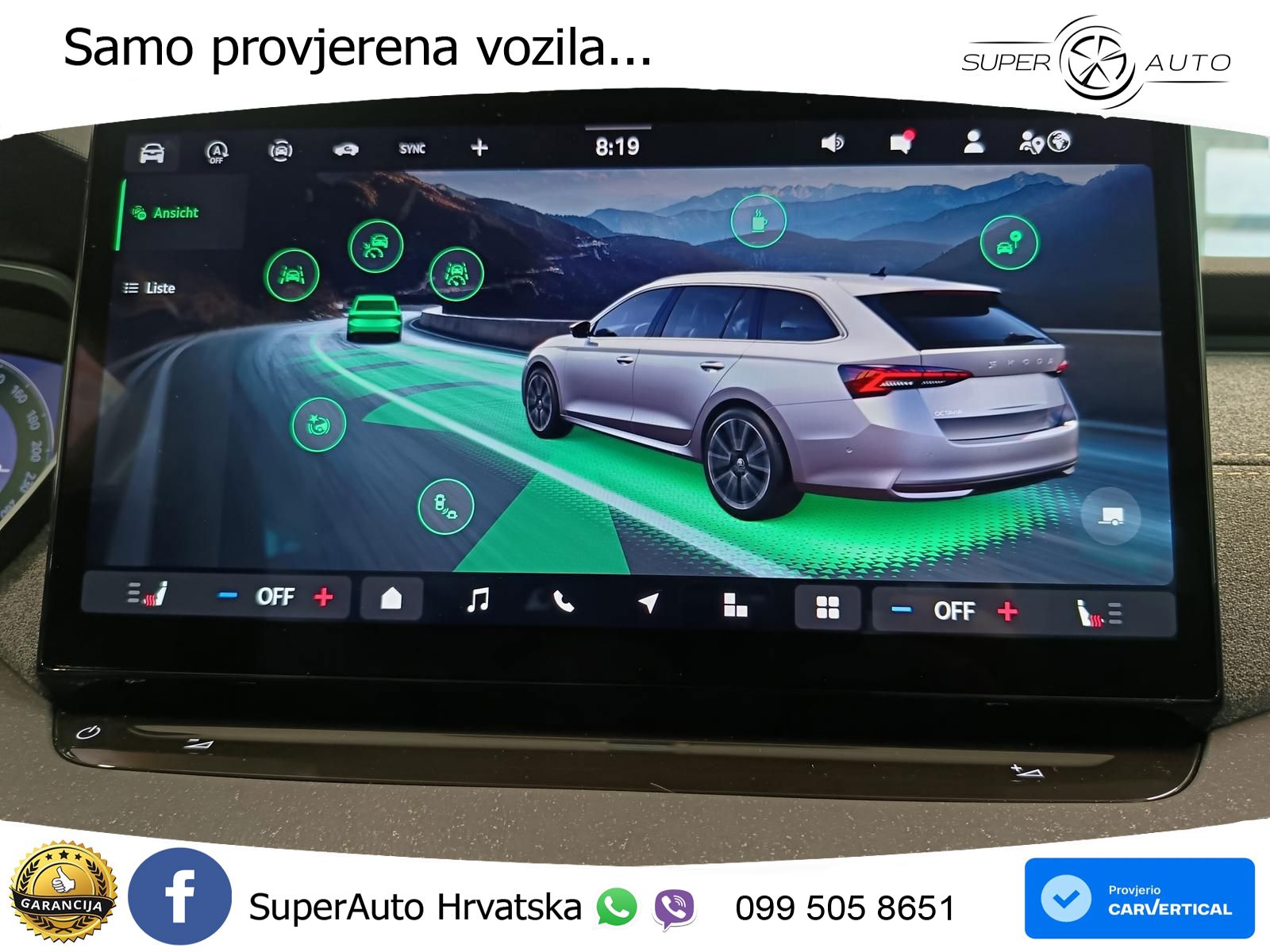 Škoda Octavia Combi 2.0 TDI (150 KS) DSG LED+GR SJED+ACC
