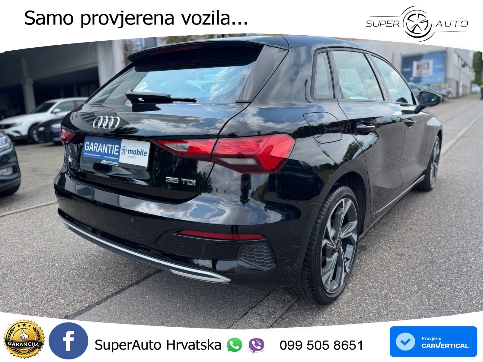 Audi A3 35 TDI (150 KS) S tronic LED+GR SJED+ACC