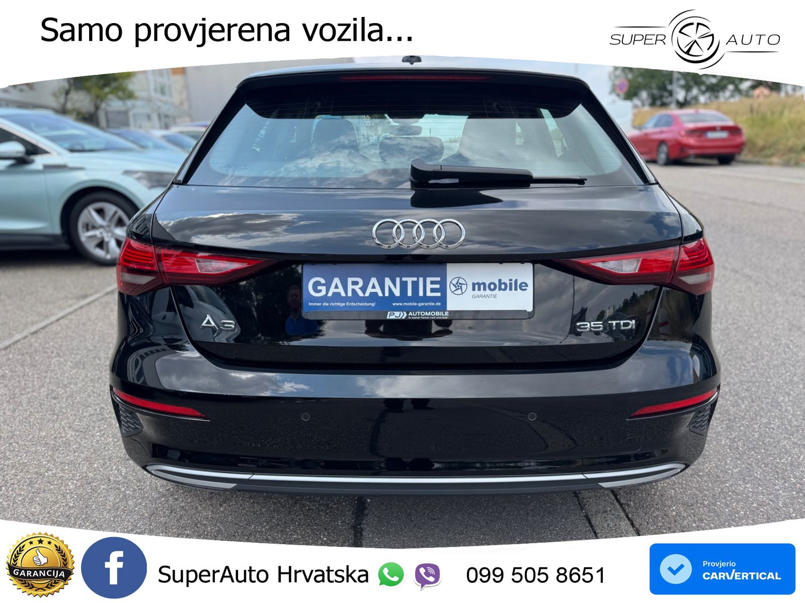 Audi A3 35 TDI (150 KS) S tronic LED+GR SJED+ACC