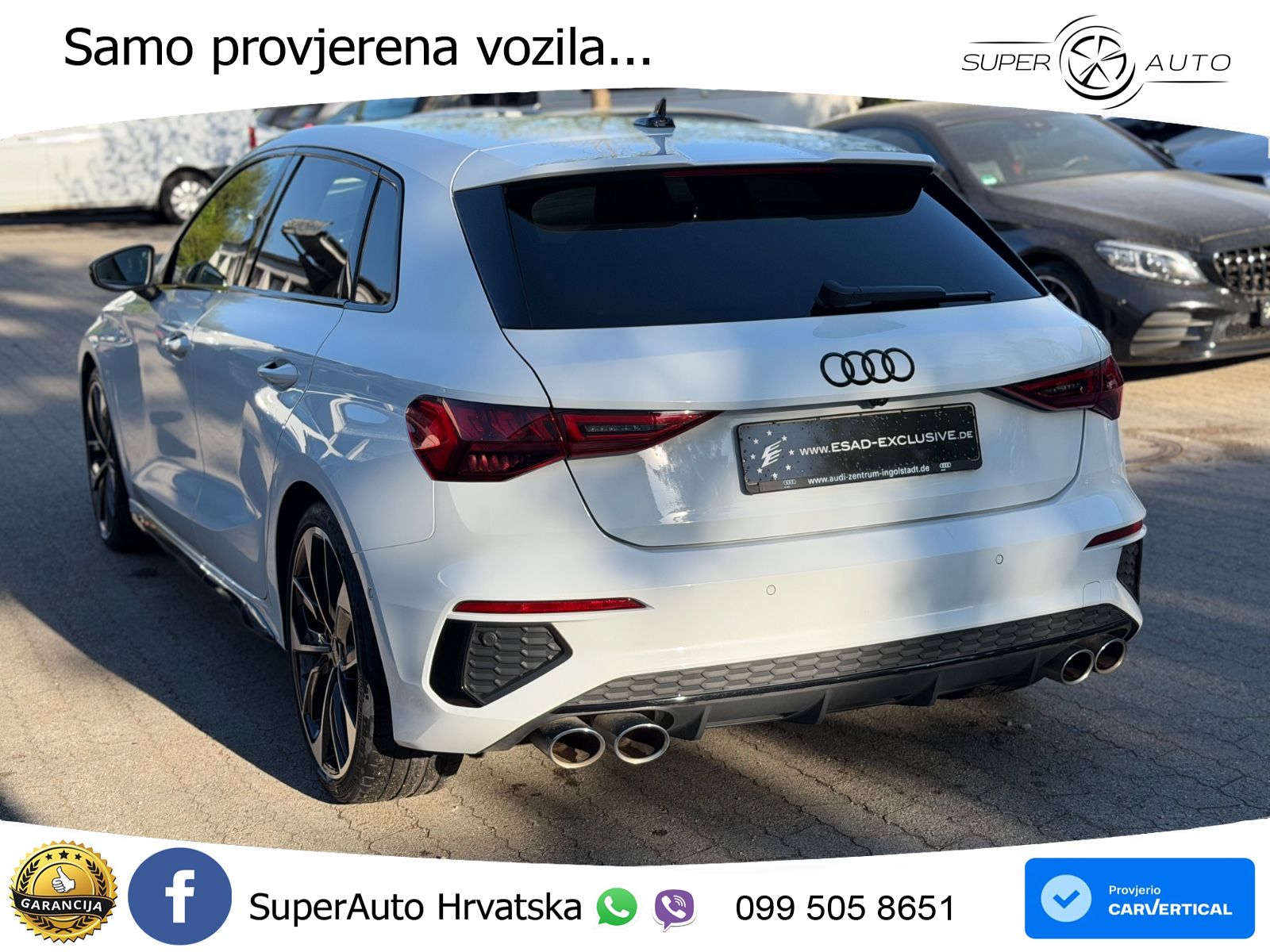Audi S3 2.0 TFSI (310 KS) quattro S tronic MATRIX+GR SJED+KAM