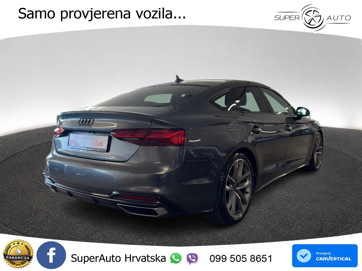Audi A5 Sportback  40 TFSI (204 KS) S tronic S line MATRIX+GR SJED+KAM