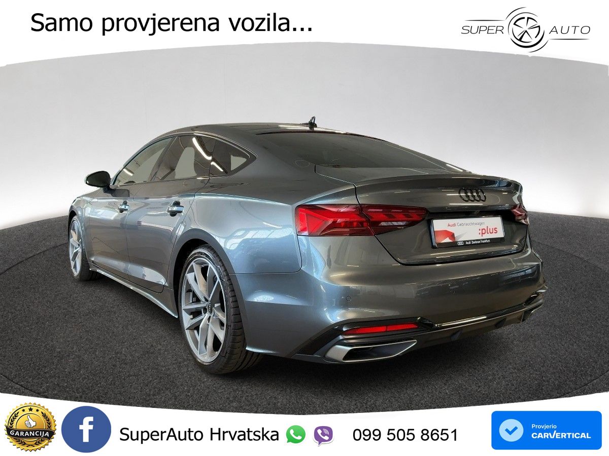 Audi A5 Sportback  40 TFSI (204 KS) S tronic S line MATRIX+GR SJED+KAM