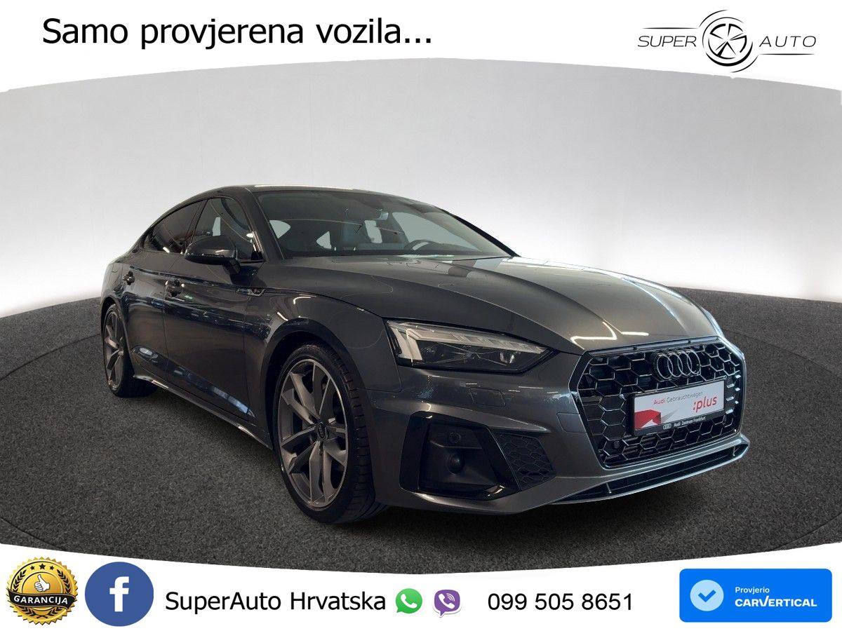 Audi A5 Sportback  40 TFSI (204 KS) S tronic S line MATRIX+GR SJED+KAM