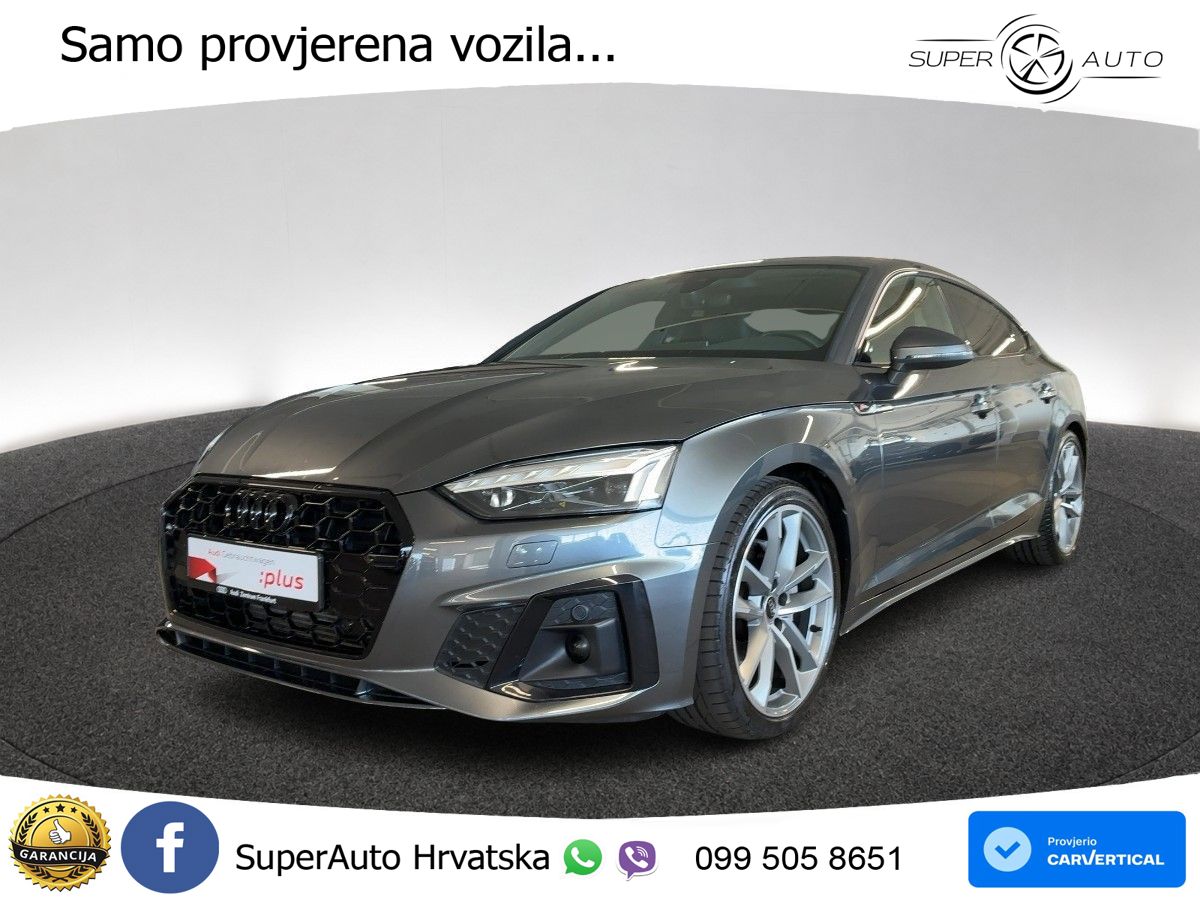 Audi A5 Sportback  40 TFSI (204 KS) S tronic S line MATRIX+GR SJED+KAM