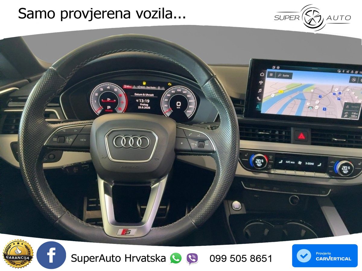 Audi A5 Sportback  40 TFSI (204 KS) S tronic S line MATRIX+GR SJED+KAM