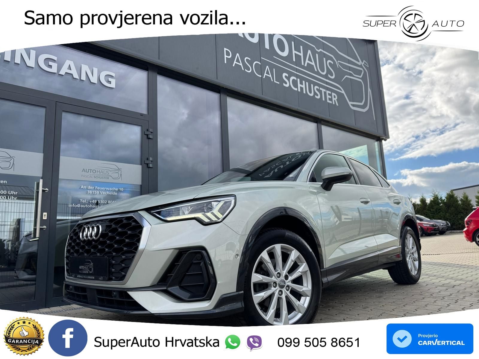 Audi Q3 Sportback 35 TFSI (150 KS) S tronic LED+GR SJED+ACC