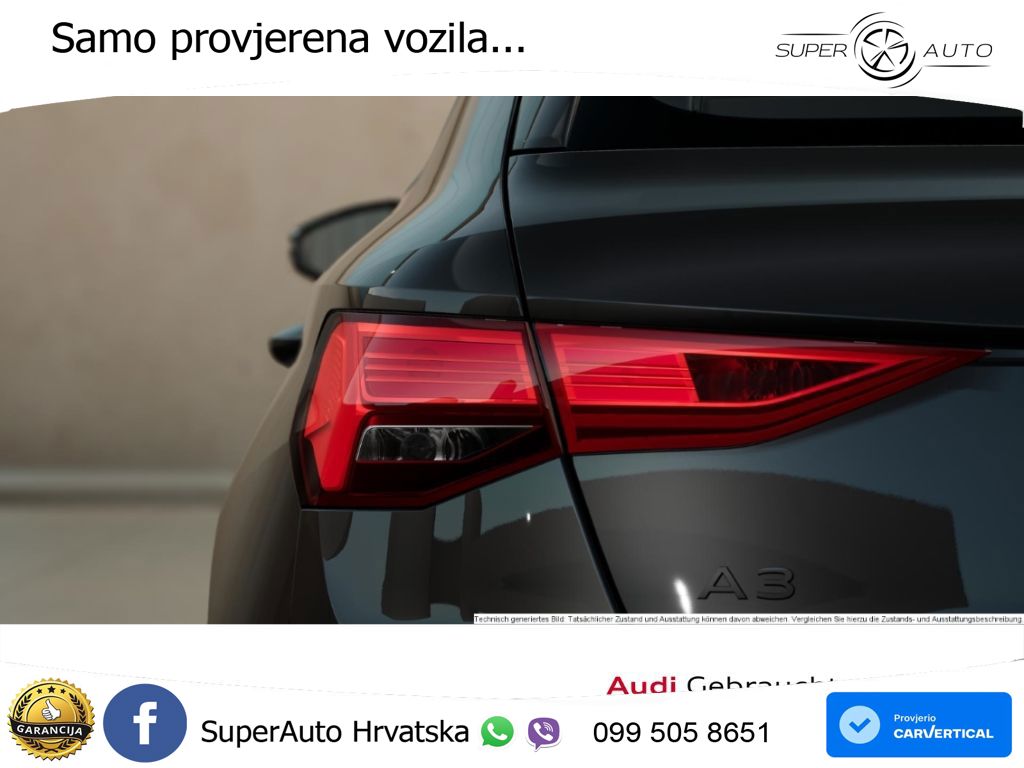 Audi A3 Sportback 30 TFSI (116 KS) Mild Hybrid S tronic