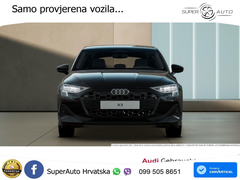 Audi A3 Sportback 30 TFSI (116 KS) Mild Hybrid S tronic